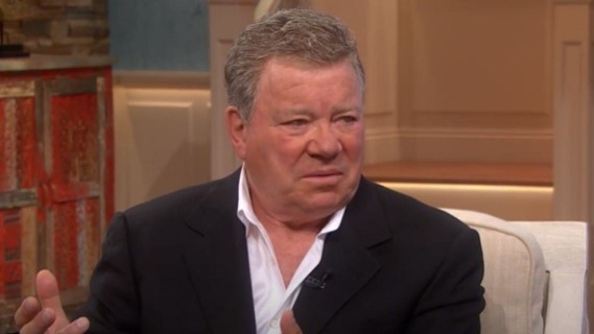 William Shatner talking about his friendship with Star Trek co-star Leonard Nimoy | Image source: The Meredith Vieira Show on YouTube