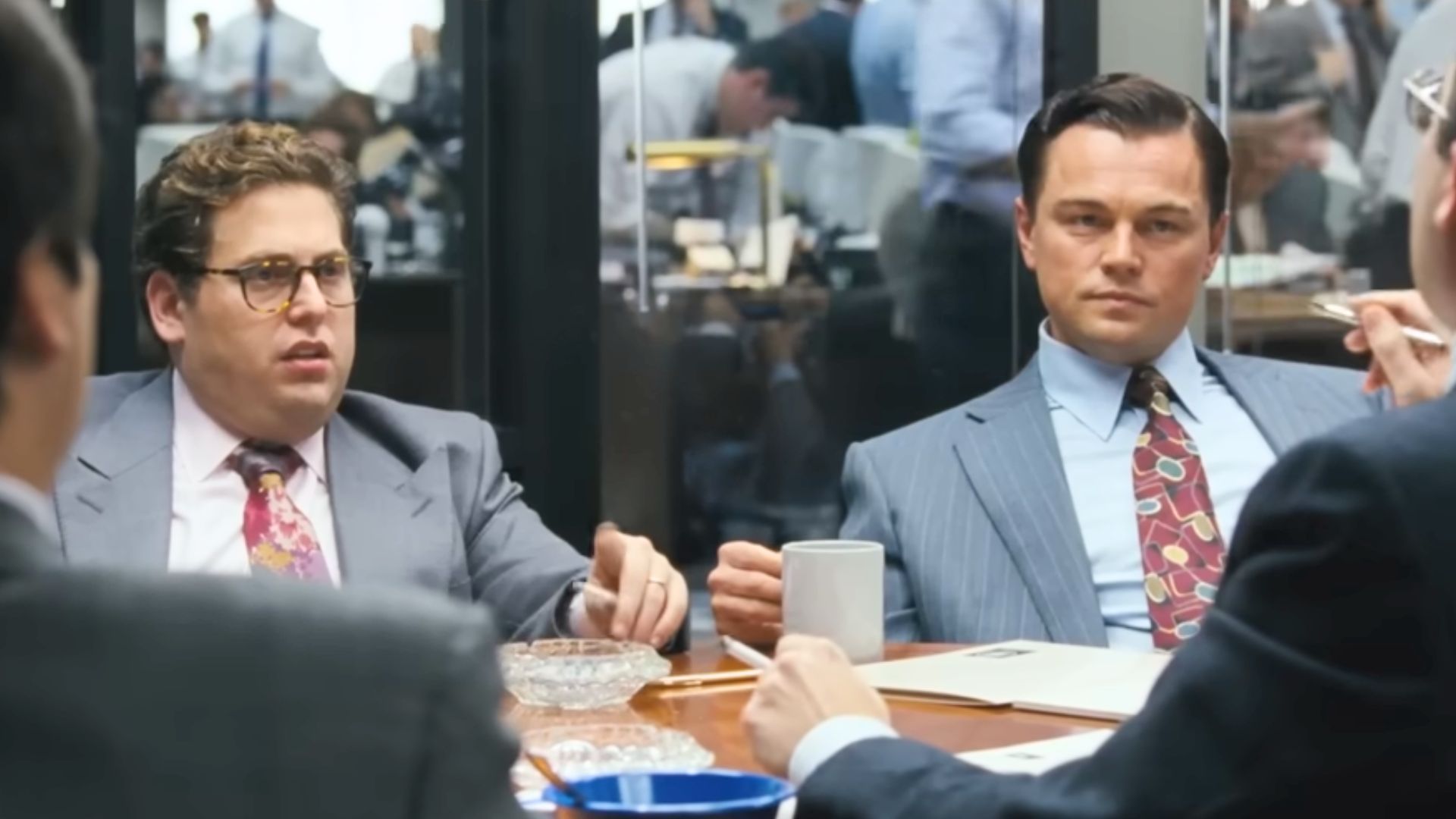 Jonah Hill and Leonardo DiCaprio in The Wolf of Wall Street | Image via Paramount Pictures