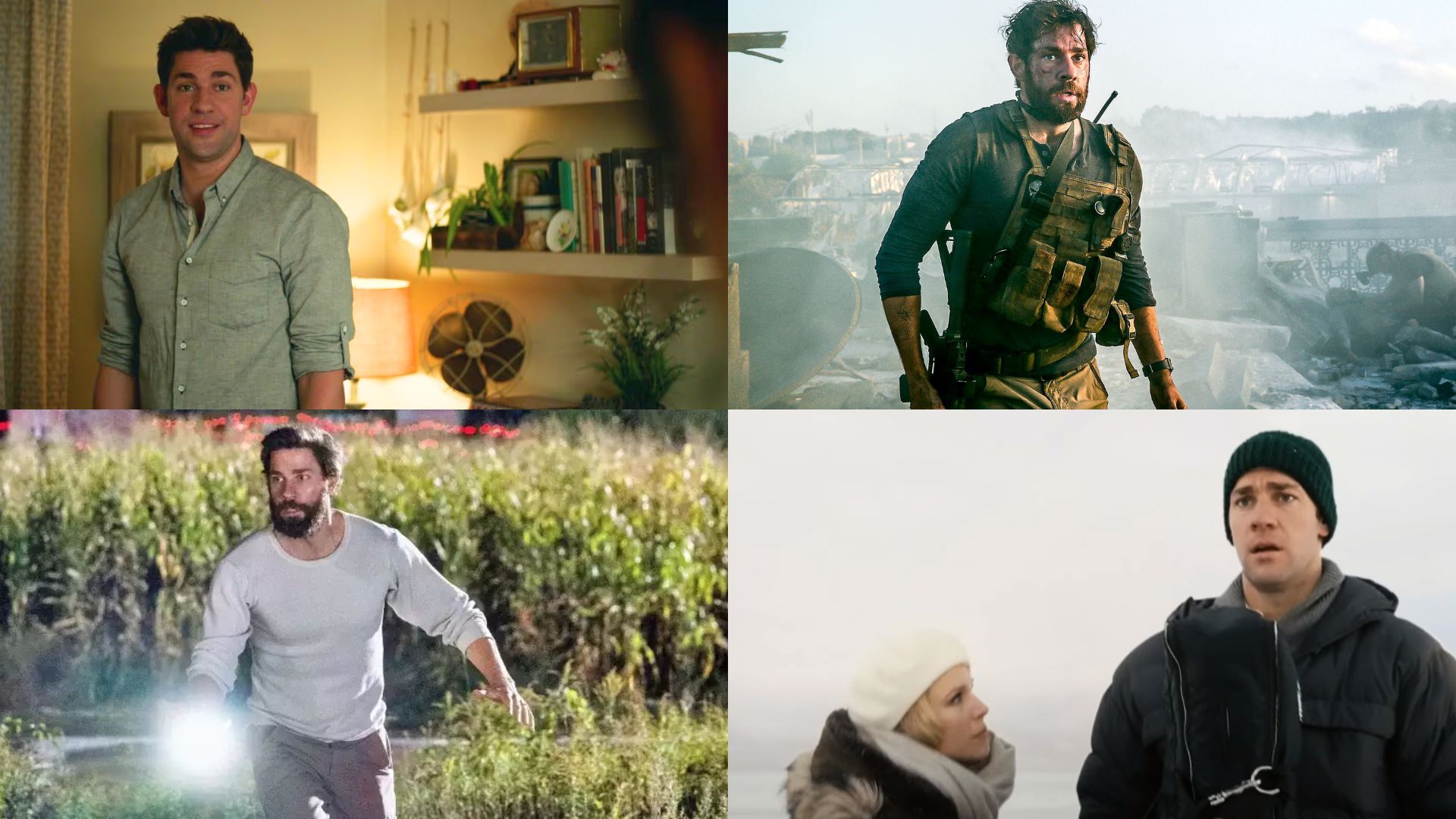 Best John Krasinski Movies and TV shows | Images via Hotstar, Apple TV and Prime Video