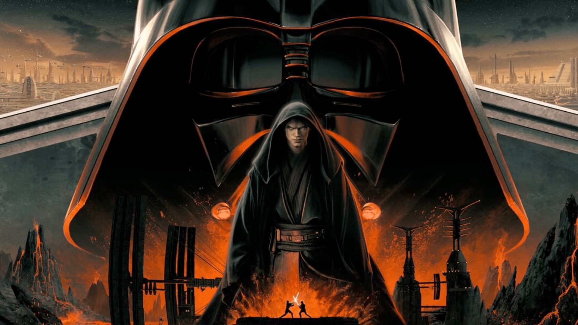 Part of the anniversary poster for Star Wars: Revenge of the Sith | Image via: Star Wars