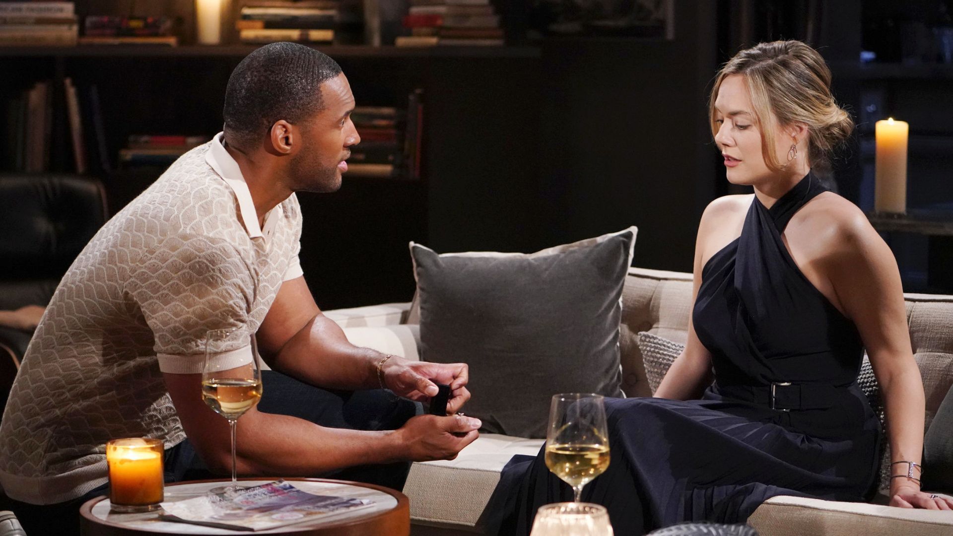 Carter proposes to Hope on The Bold and the Beautiful | Image: JPi