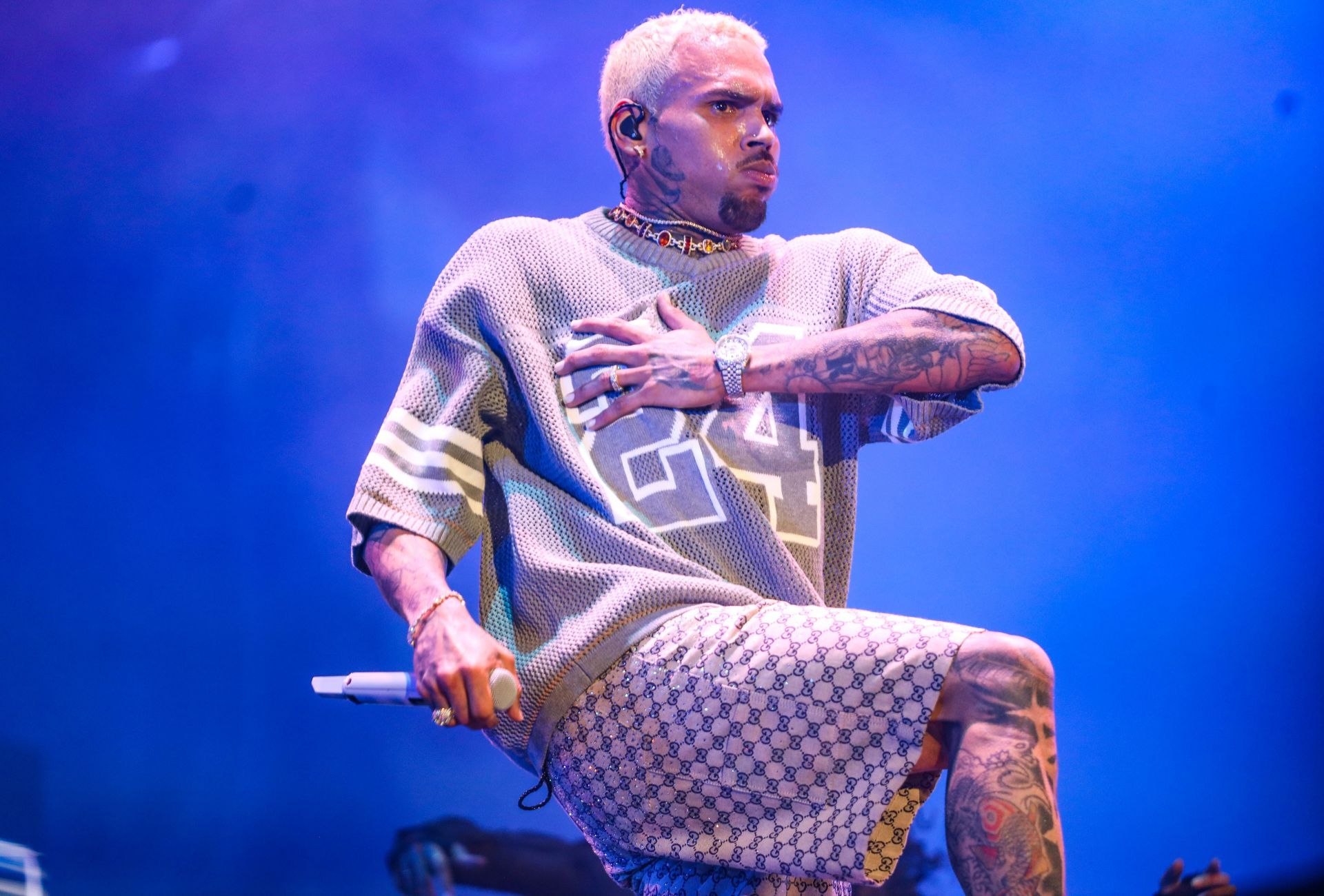 American Artist Chris Brown Performs In South Africa - Source: Getty