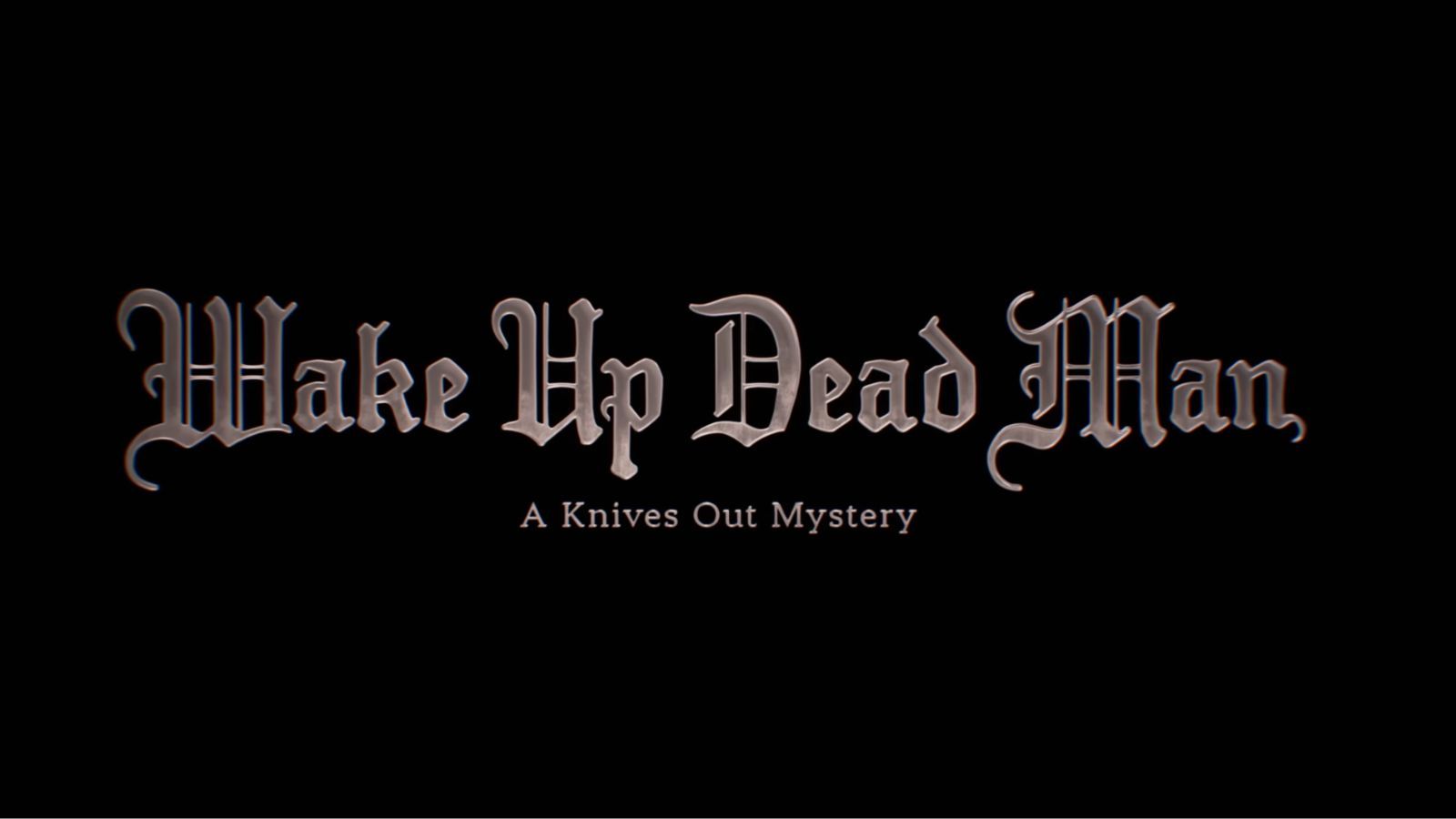 Title card for Wake Up Dead Man: A Knives Out Mystery (Image via YouTube @/Netflix)