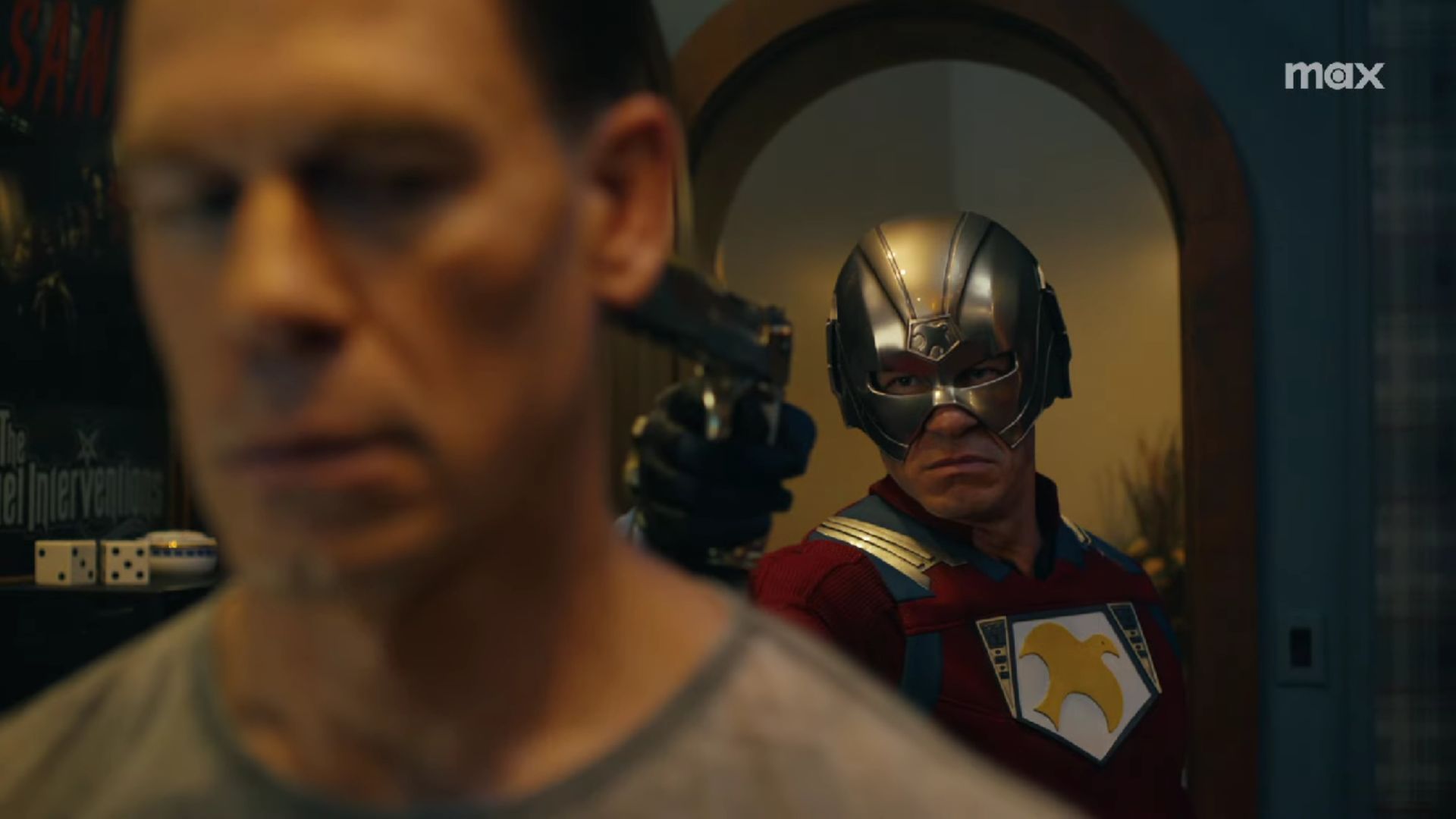 John Cena in a still from the Peacemaker Season 2 teaser trailer | Image Source: Max YouTube Channel