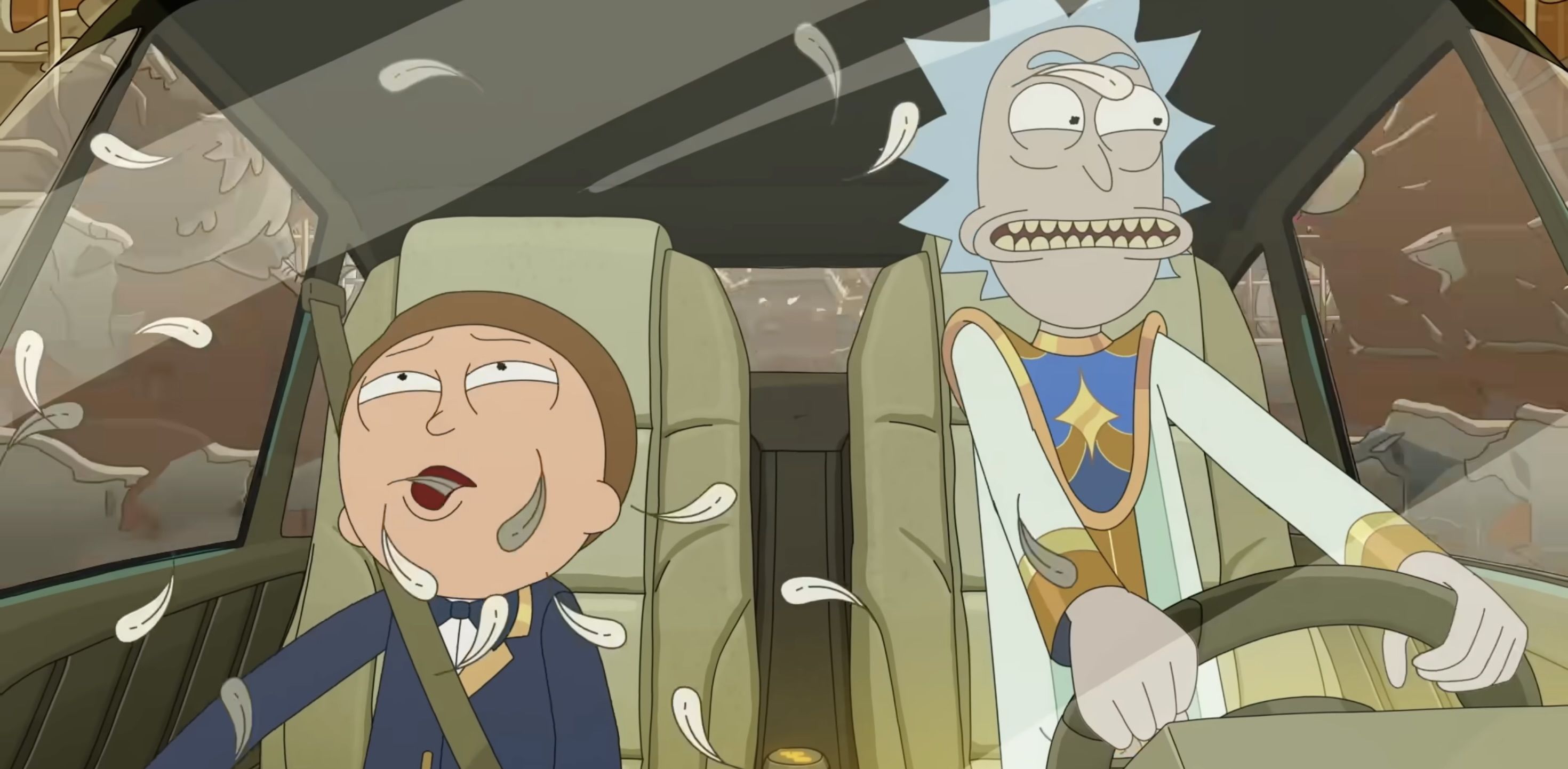 The adult sci-fi animated comedy still provides its signature rollicking, silly and interdimensional mayhem blend. (Image source- Adult Swim/YouTube)