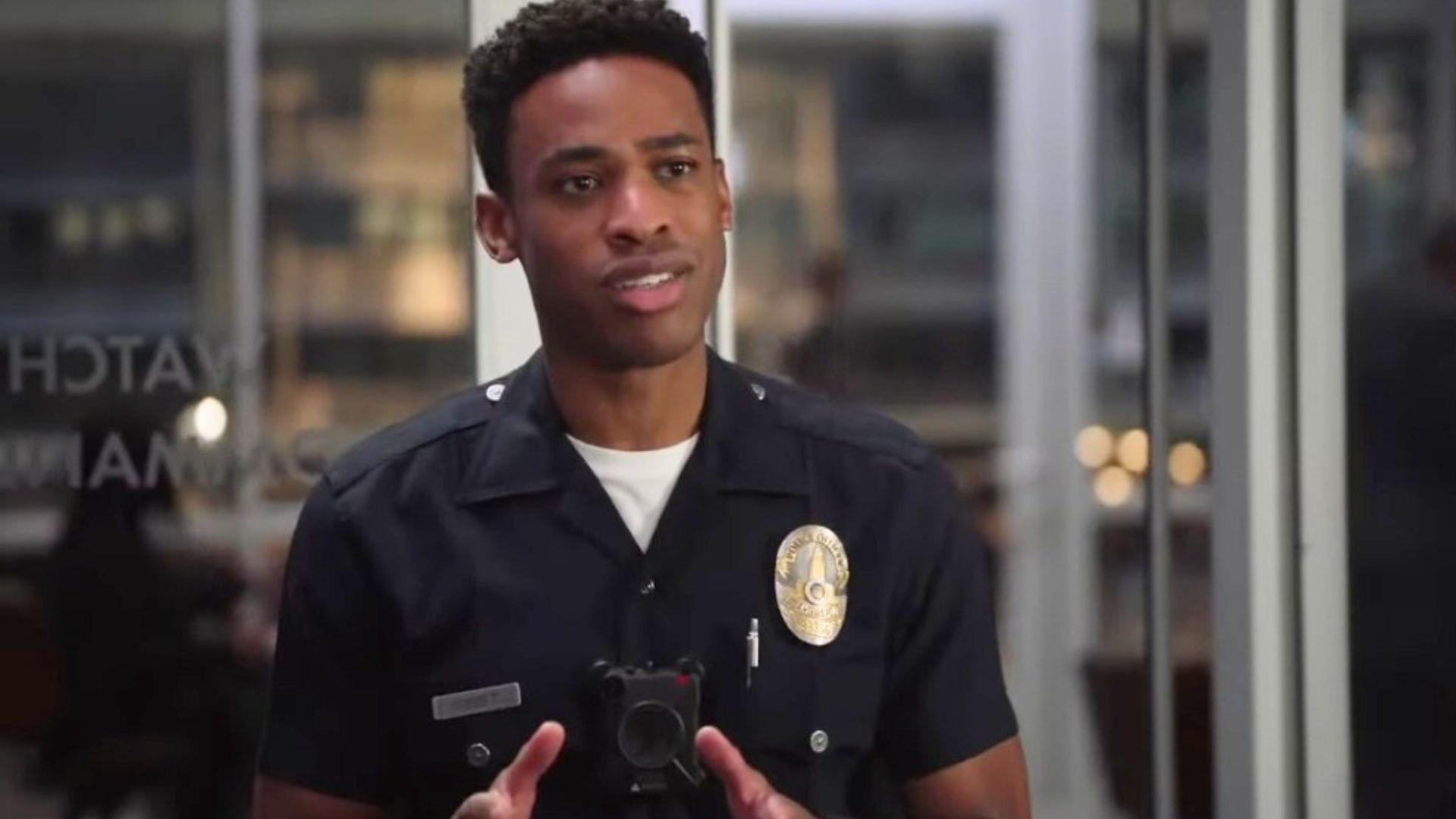 Jackson West in The Rookie | Image via: Lionsgate Television 