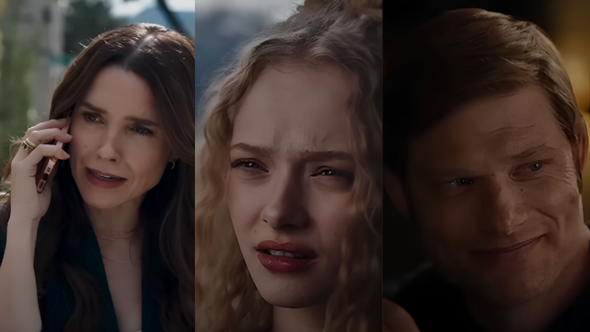 Sophia Bush, Amiah Miller, and Chris Carmack in The Stranger in My Home | Image source: Paramount Movies on YouTube/ Custom made by Soap Central
