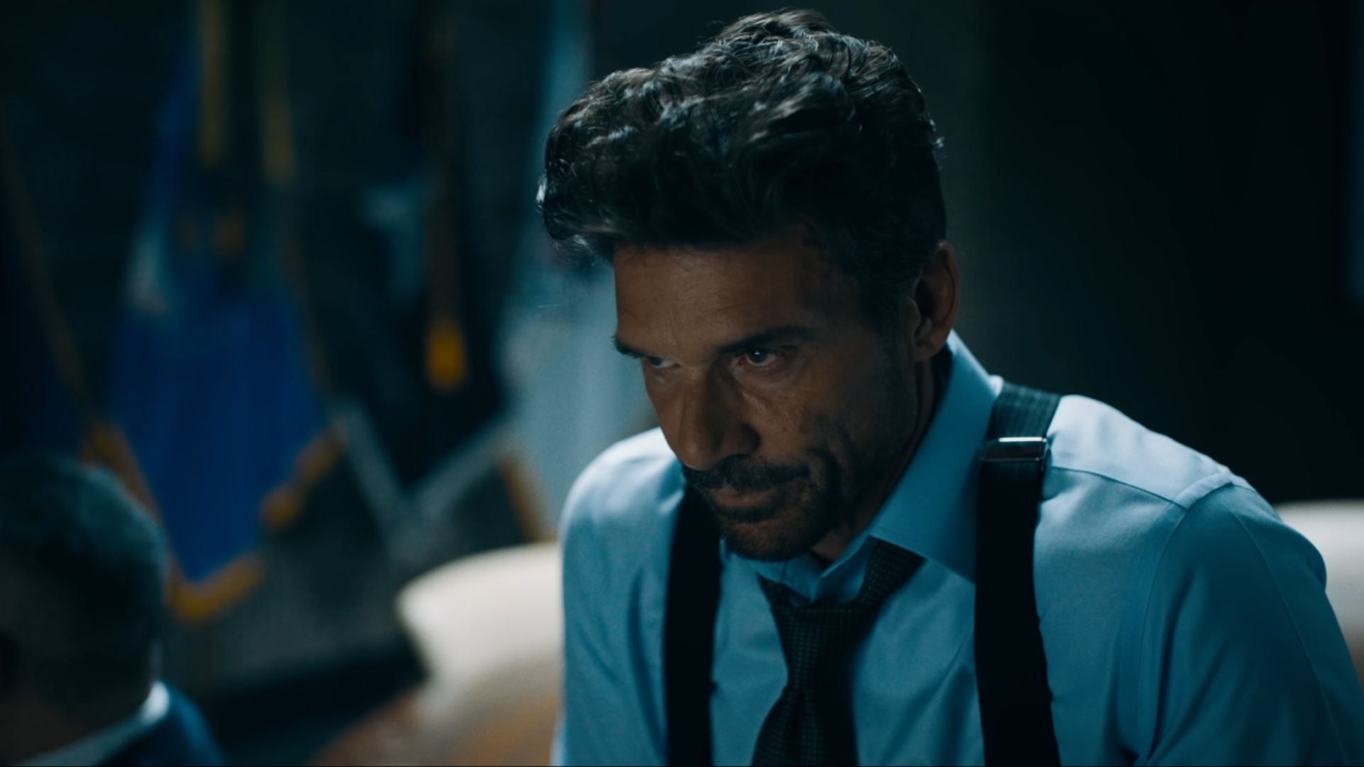 Frank Grillo as Rick Flag Sr. in the Superman trailer | Image Source: DC Studios YouTube Channel