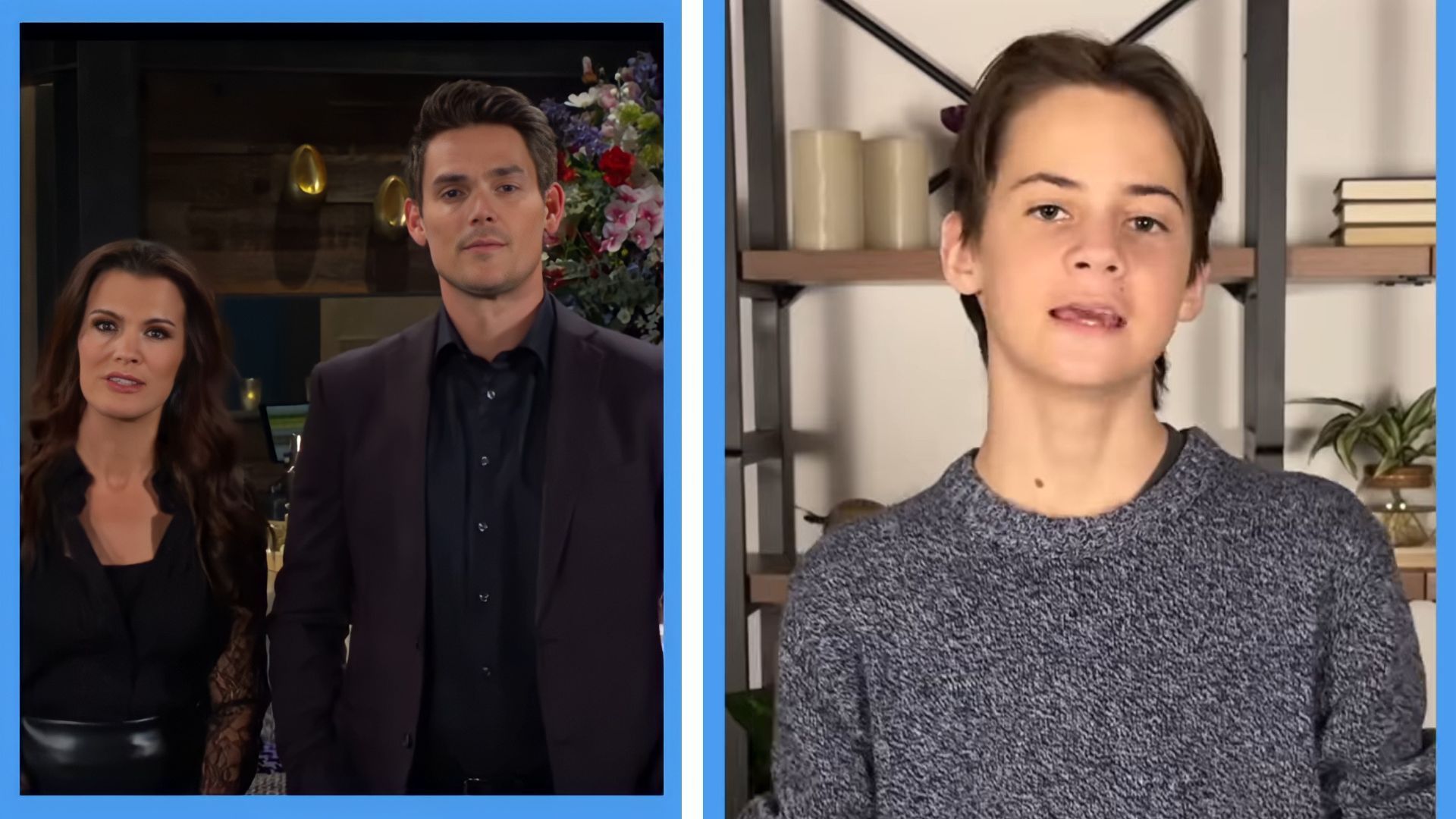 Melissa Claire Egan, Mark Grossman, and Judah Mackey of The Young and the Restless | Images: Instagram