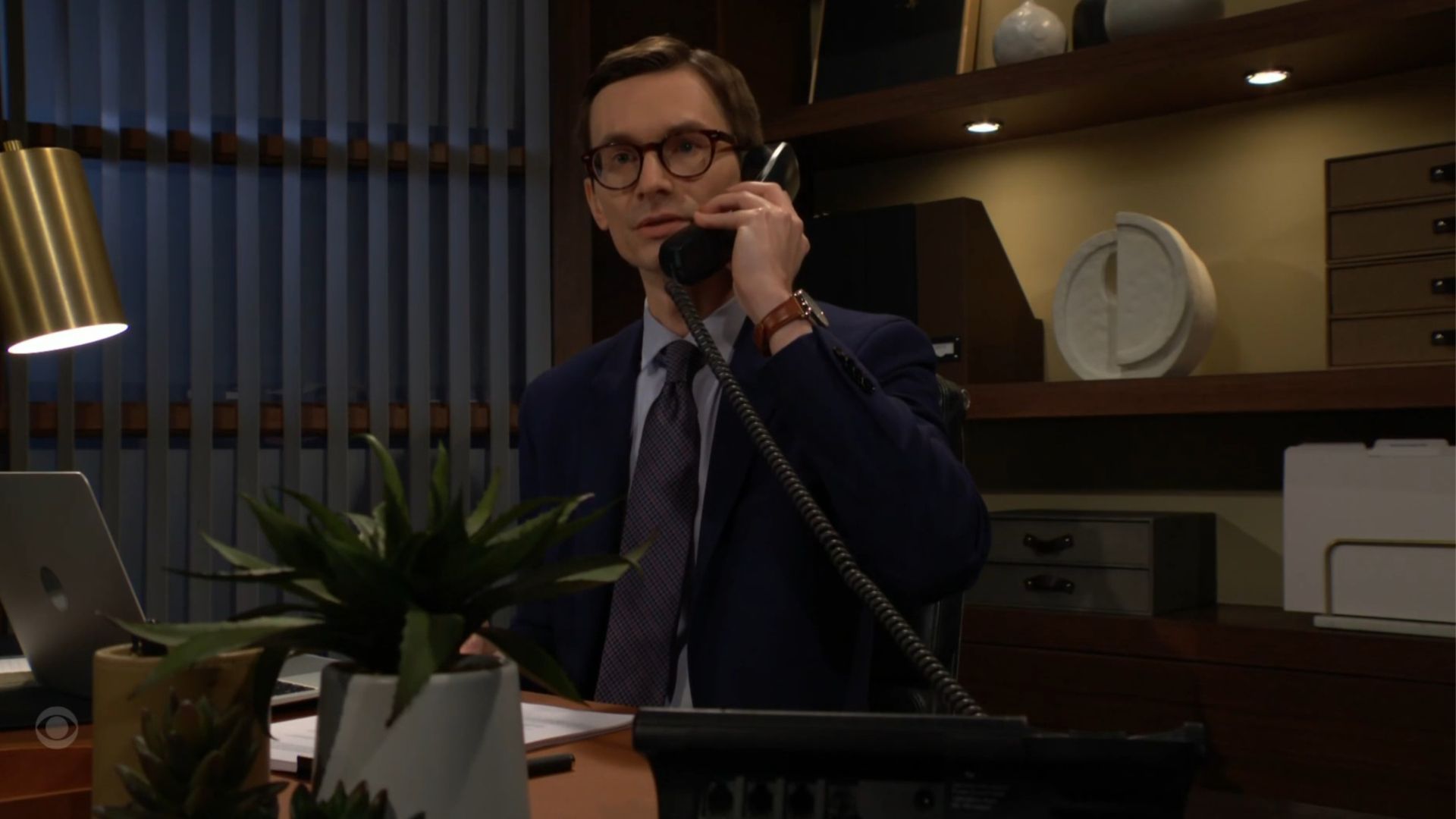 Vincent Stalba (Carter) is a line of defense for Dumas on The Young and the Restless l Image: CBS