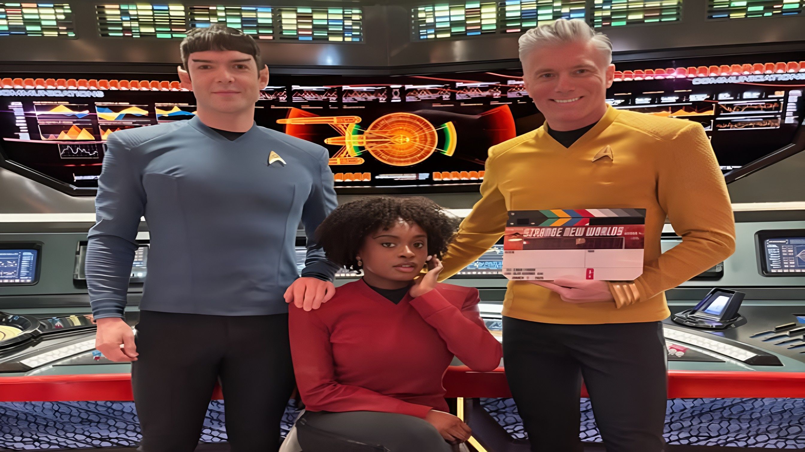 Production on season four of Star Trek: Strange New Worlds is officially underway! ( image via instagram / @startrek )