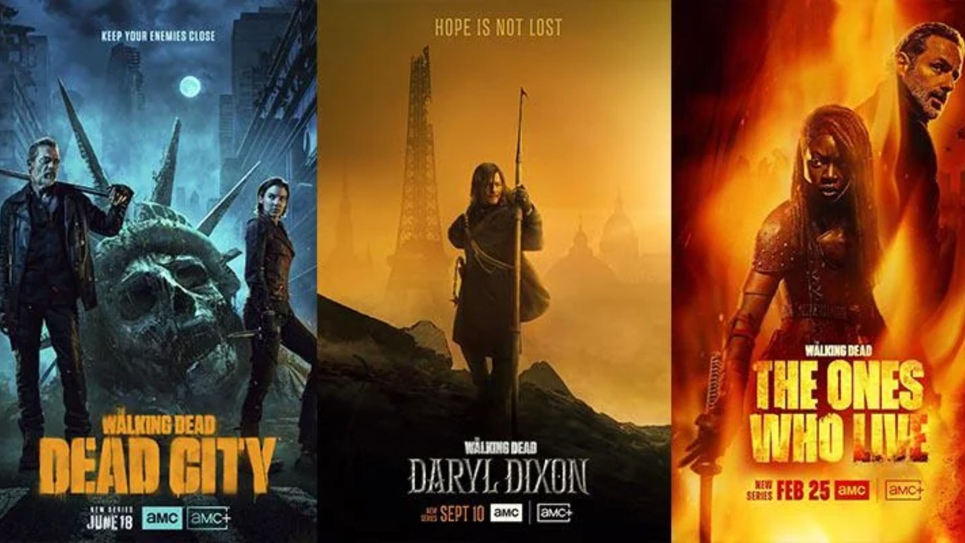 Dead City, Daryl Dixon, and The Ones Who Live (Image via AMC)