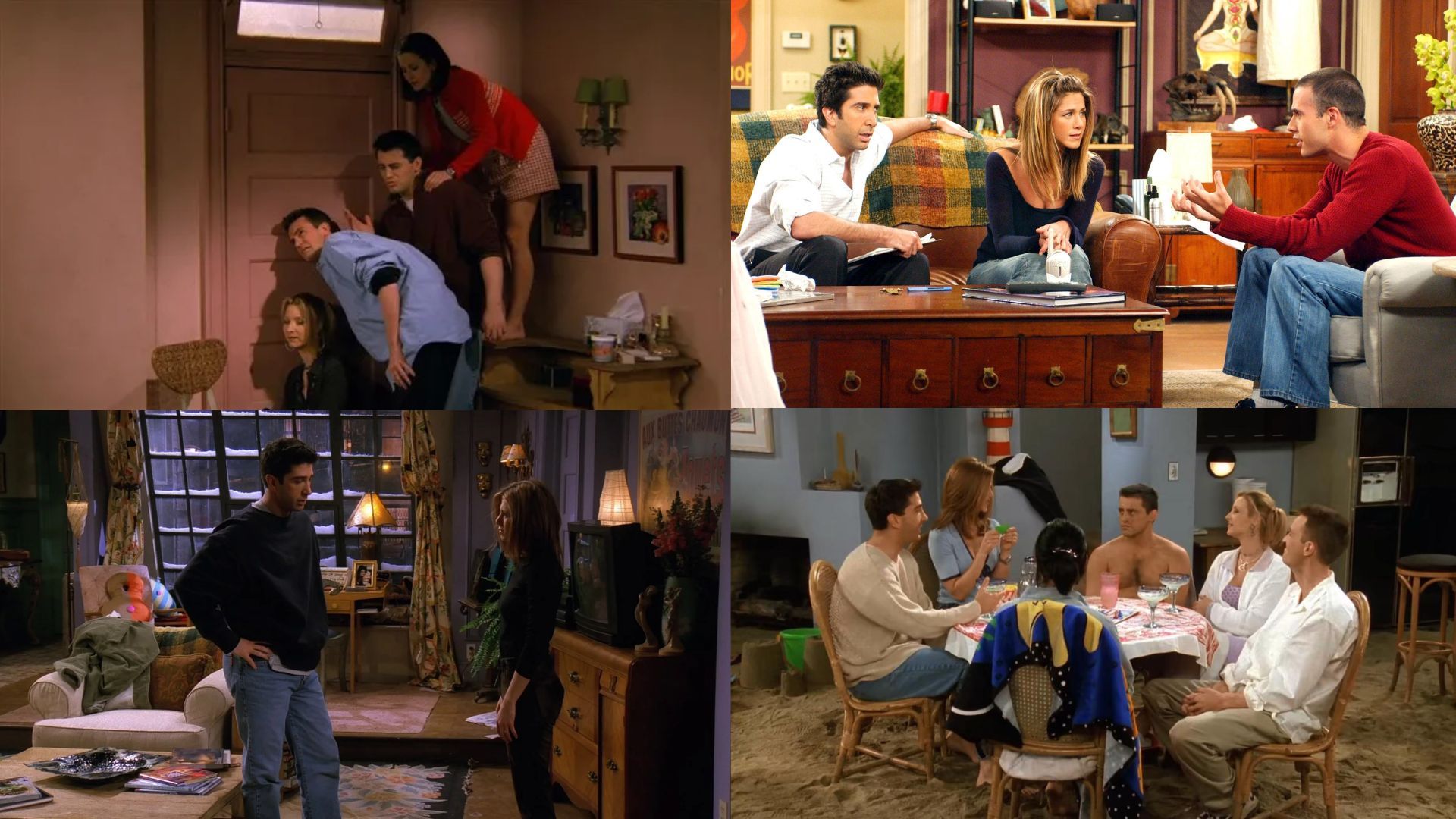 Moments from Friends | Images via Netflix 