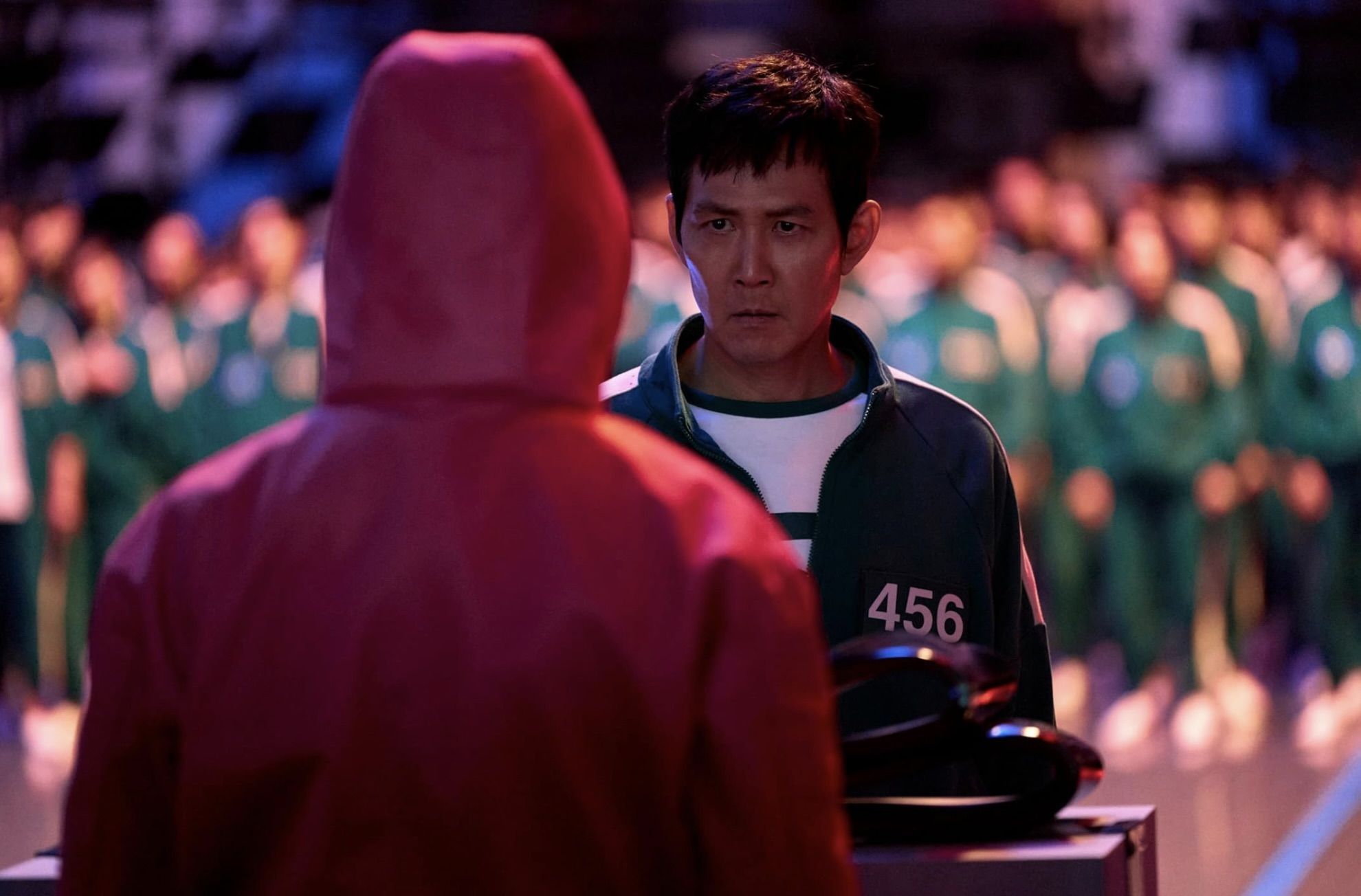 In Season 2, Gi-hun tries to initiate a rebellion that subsequently backfires, leading to an inevitable failure. ( Image Source- Netflix)