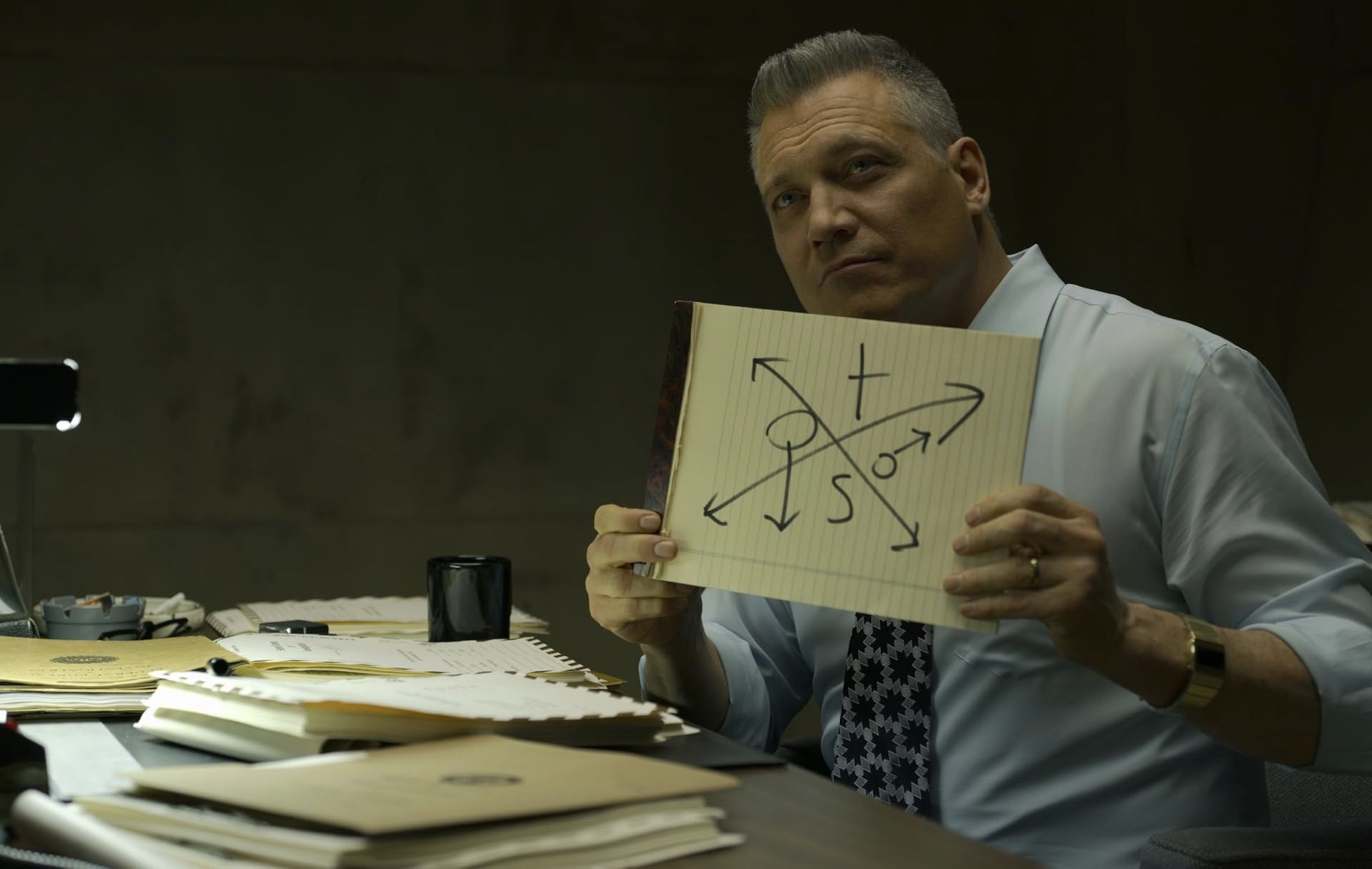 McCallany underscored the special nature of the project, declaring Mindhunter to be his all-time best experience. (Image Source- Netflix)
