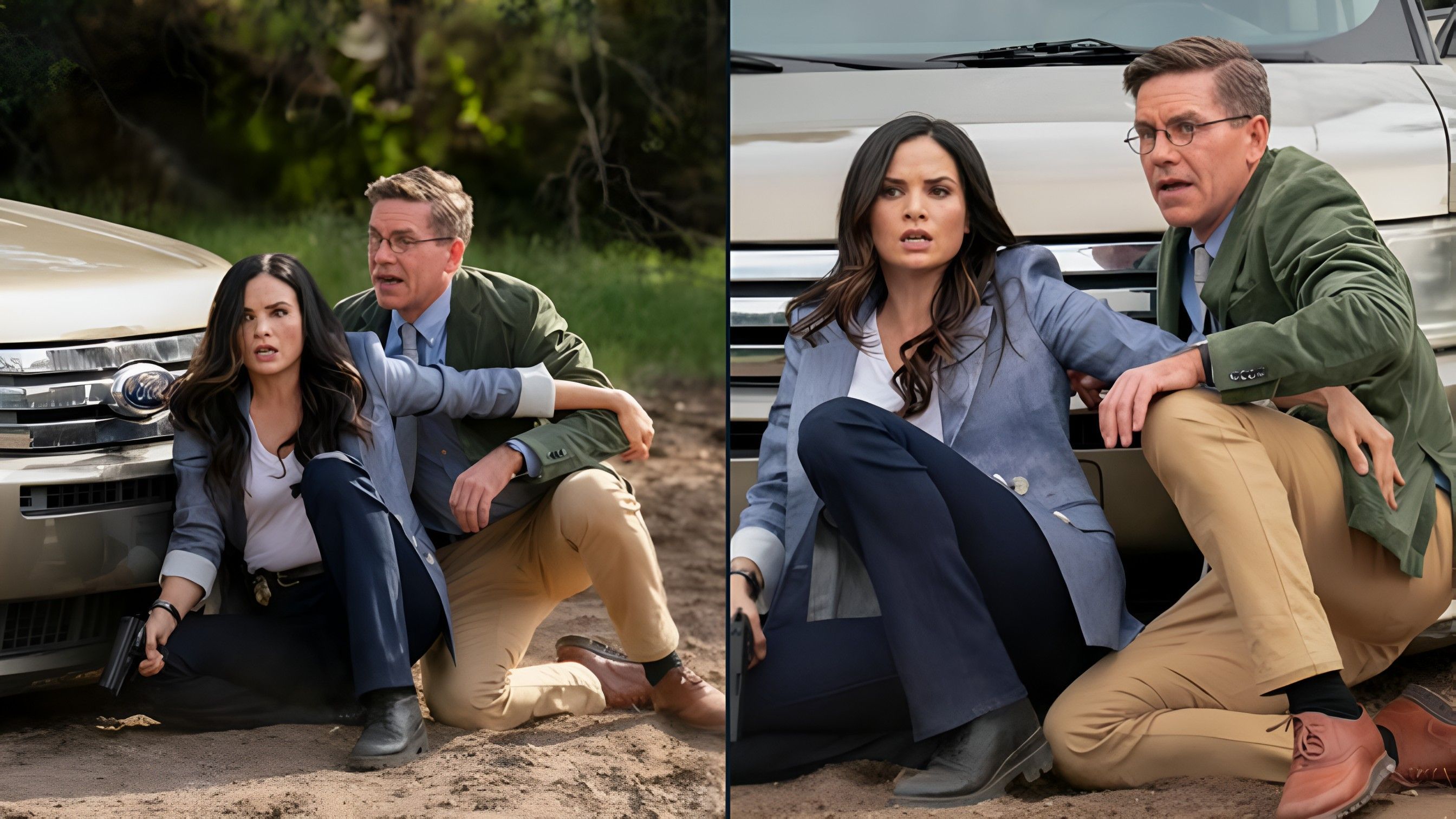 Palmer and Knight  ( Image via X / @ncisverse)