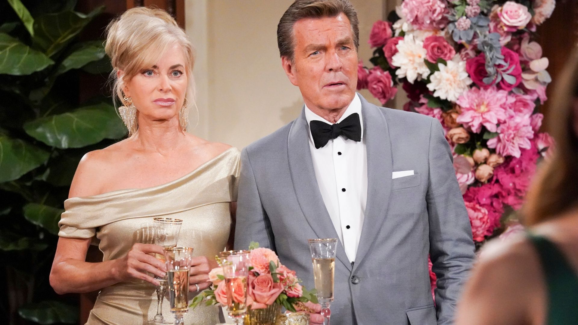 Ashley (Eileen Davidson) has some surprising news for Jack (Peter Bergman) on The Young and the Restless  l  Image: Monty Brinton/CBS