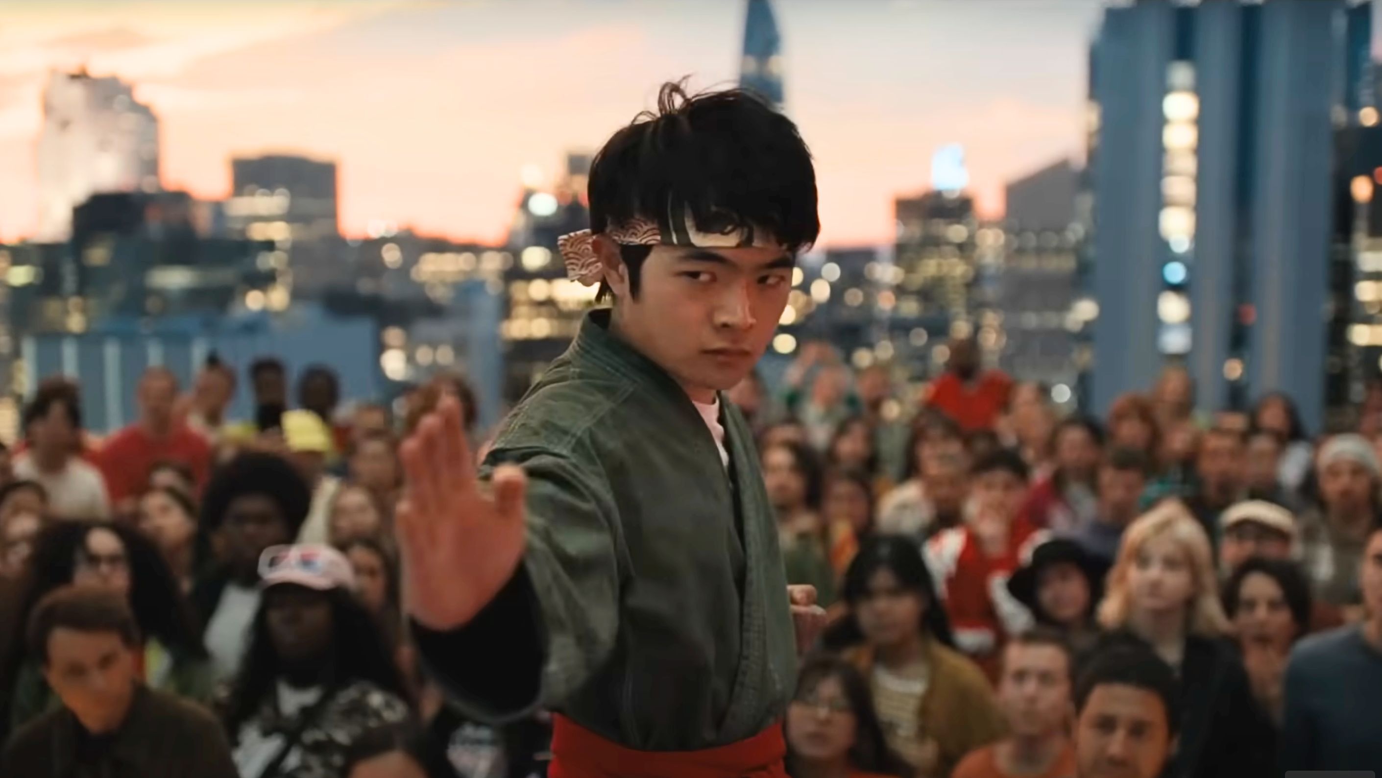 A still from Karate Kid: Legends (Image via YouTube/Sony Pictures Entertainment) 