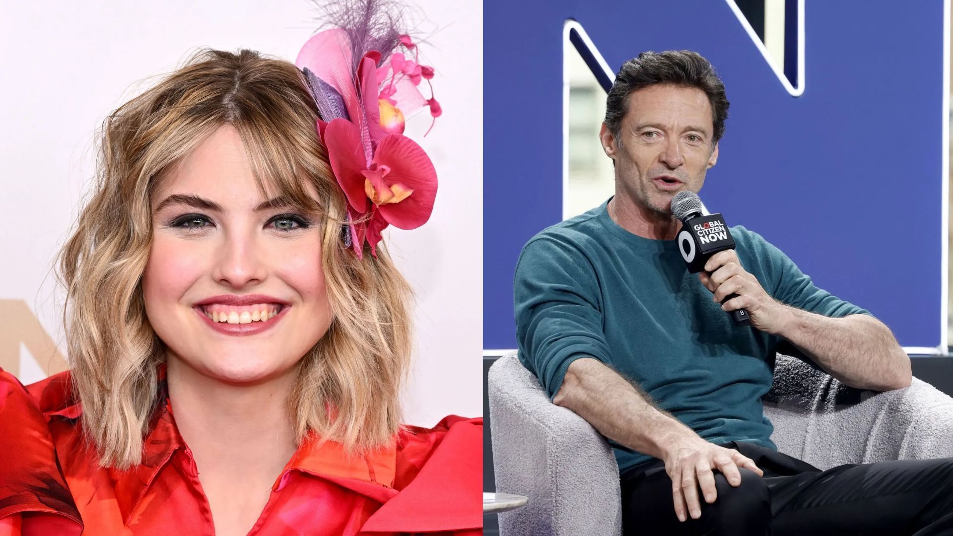 Dannielynn Smith &amp; Hugh Jackman - Source: Photo by Daniel Boczarski/Getty Images for Churchill Downs, Photo by Taylor Hill/Getty Images