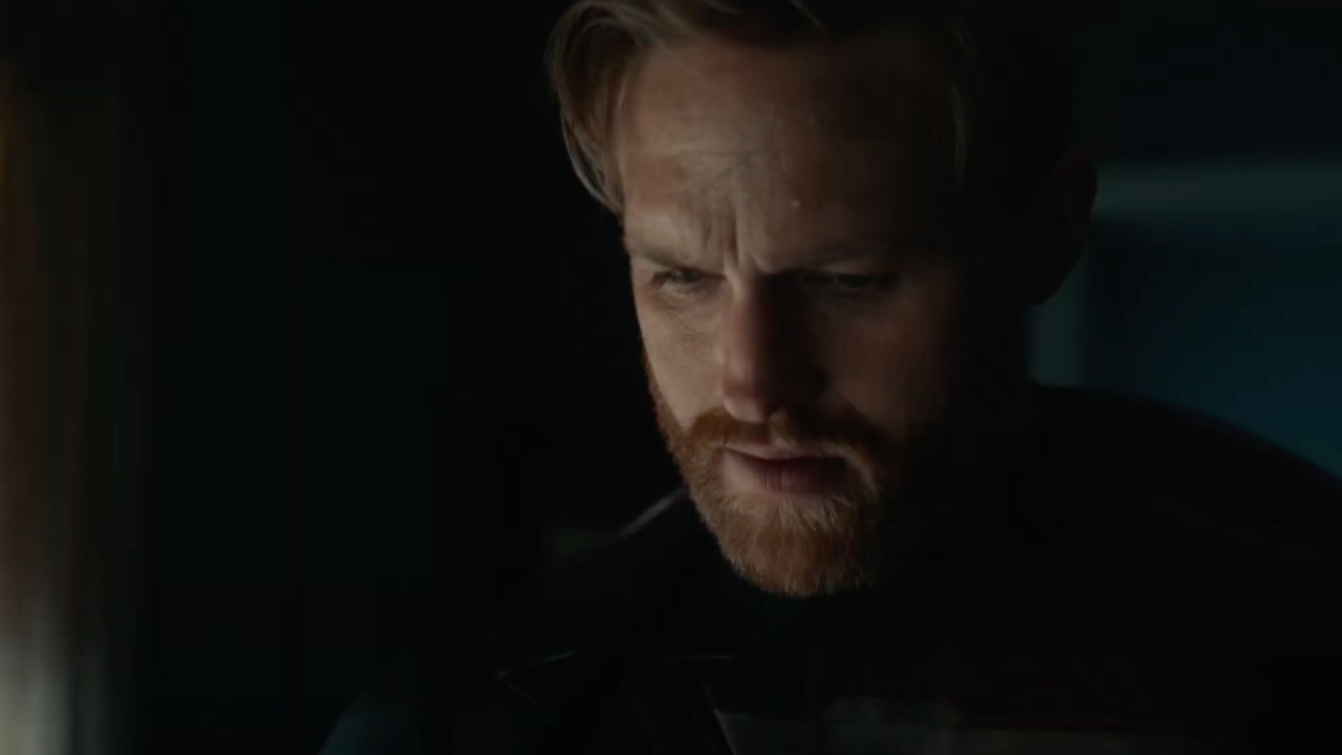A still from Thunderbolts*, featuring Wyatt Russell as John Walker