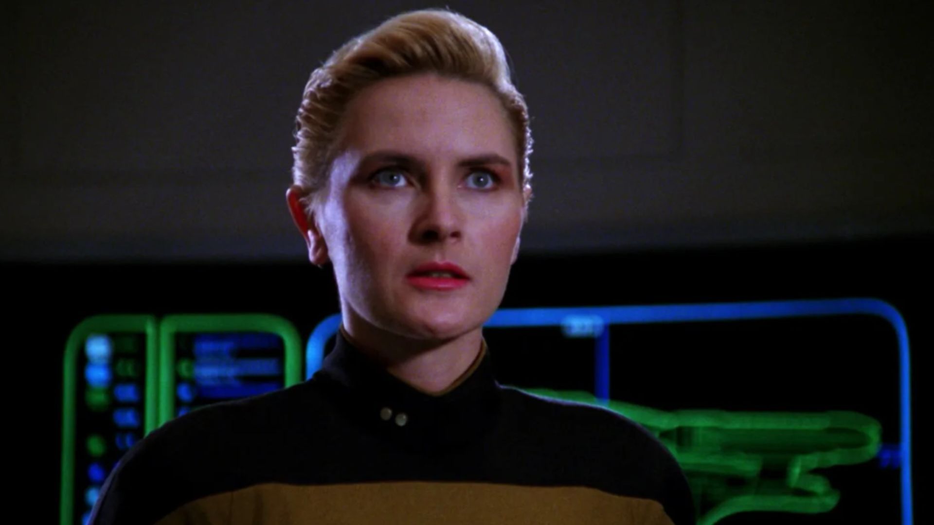Denise Crosby as Tasha Yar (Image via Paramount Plus)