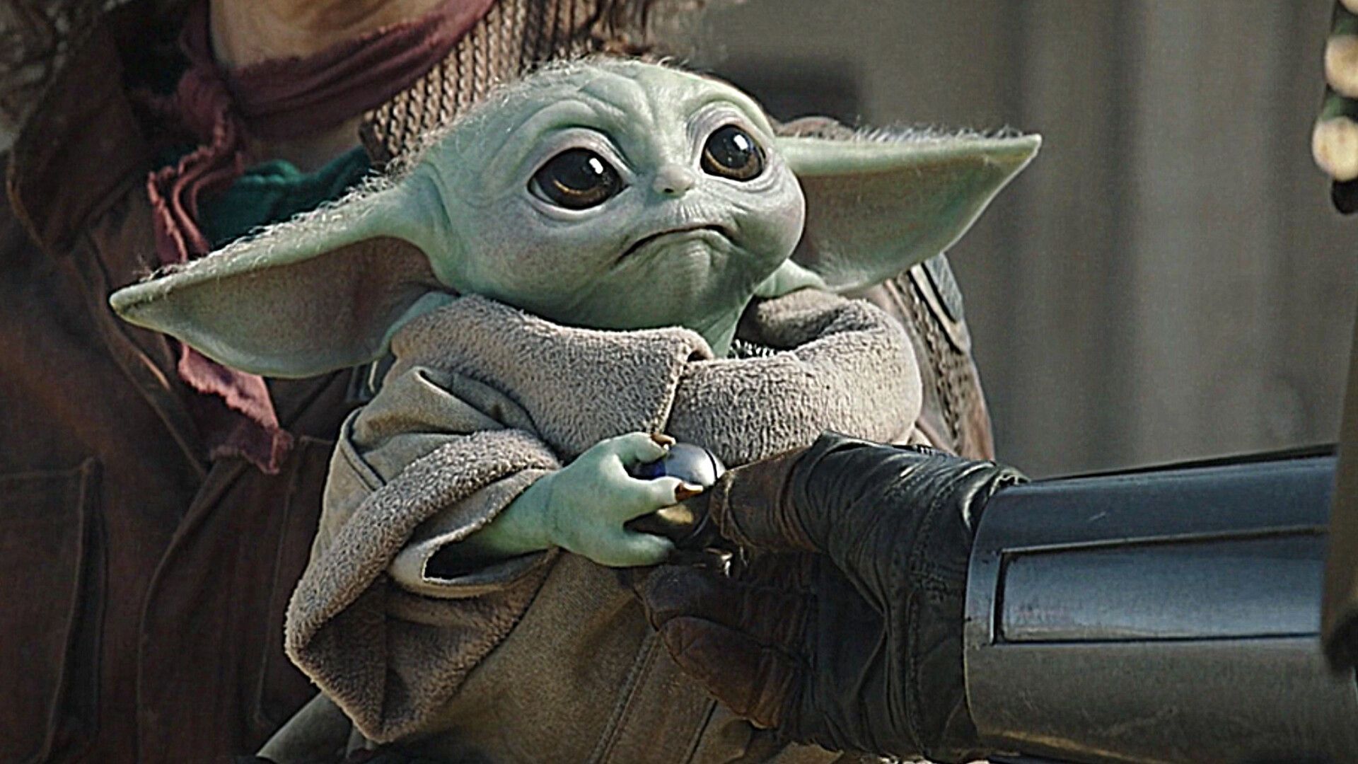 Grogu from Star Wars universe (image via Disney+) 