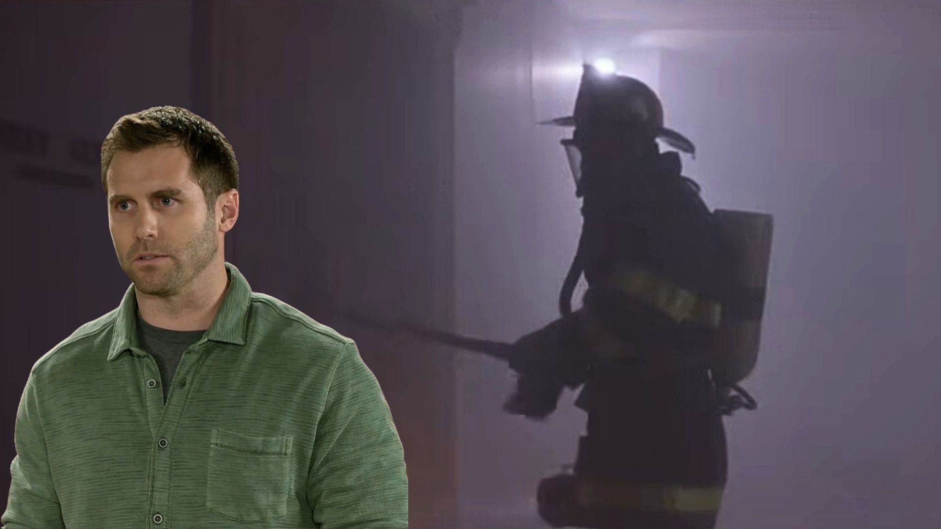 Beyond the Gates: Derek and a backdraft type storyline | Image: CBS and YouTube