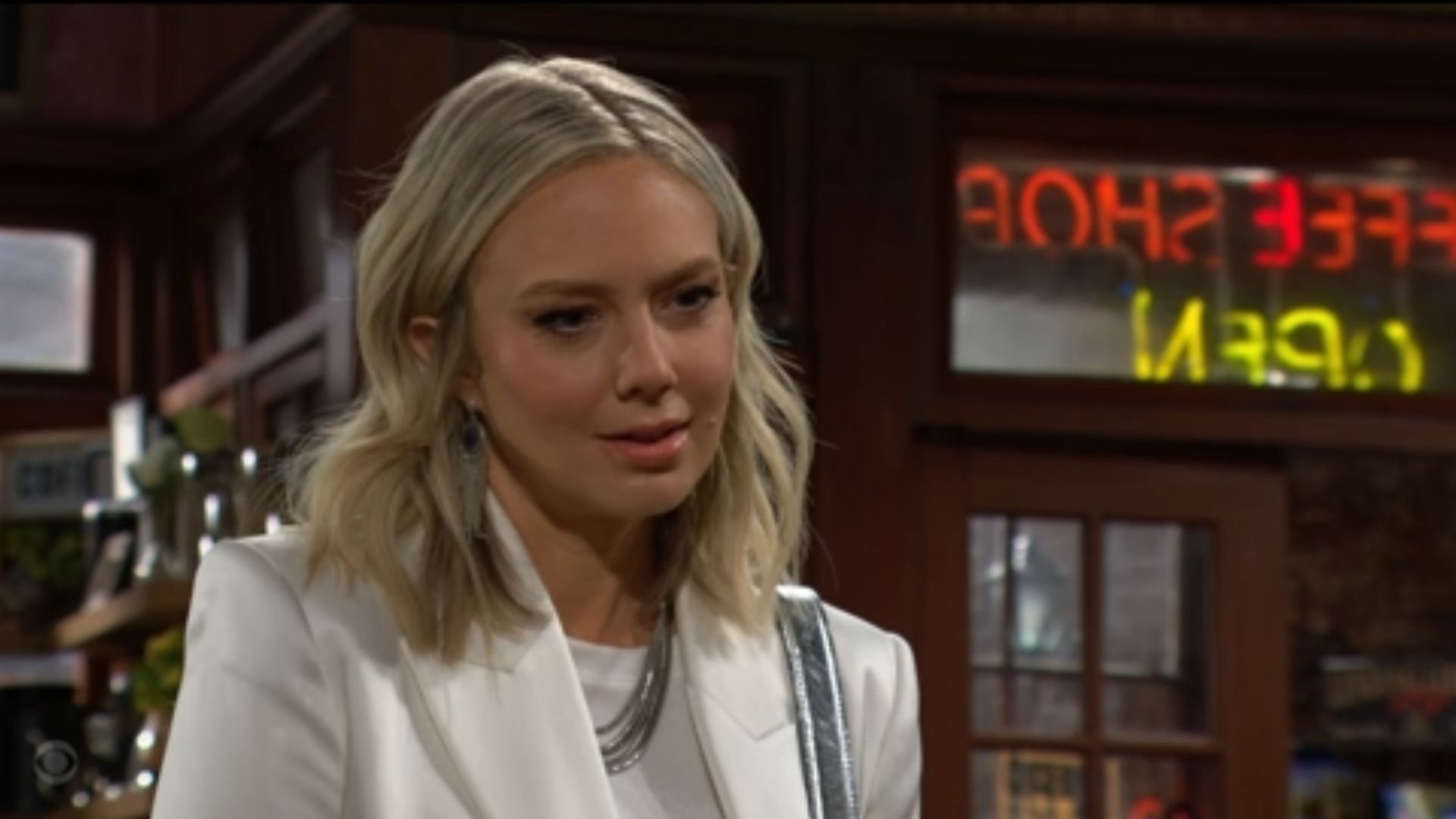 Abby (Melissa Ordway) pushed Amana (Mishael Morgan) for answers on The Young and the Restless  l  Image: CBS