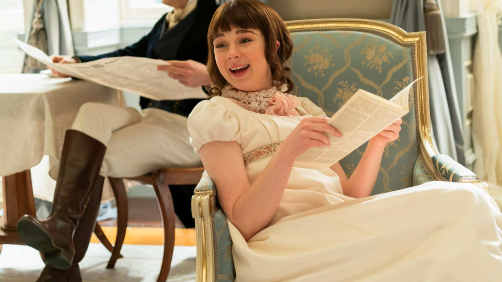 Claudia Jessie as Eloise in Bridgerton (Image via Netflix)