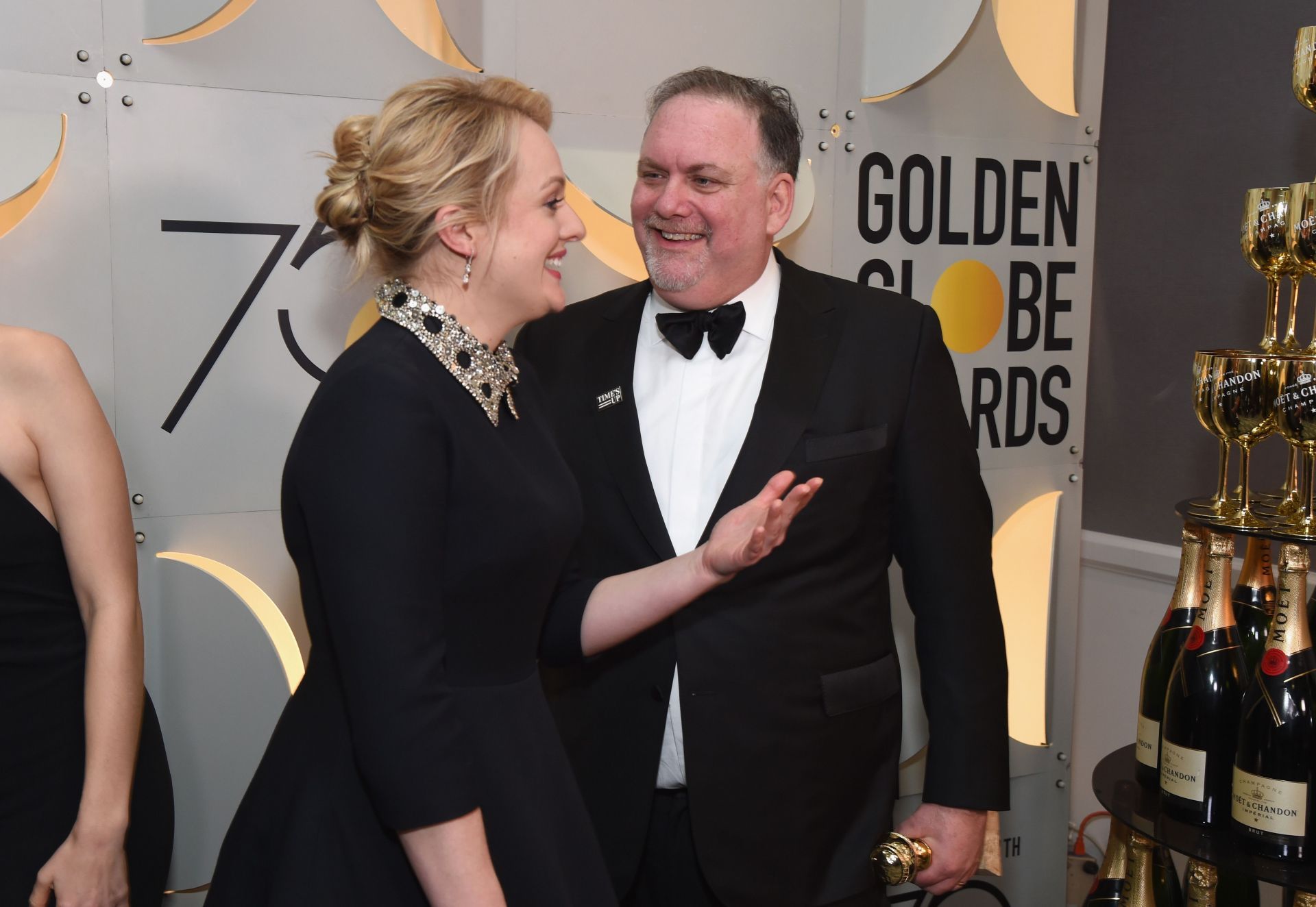 Moet &amp; Chandon At The 75th Annual Golden Globe Awards - Backstage - Source: Getty