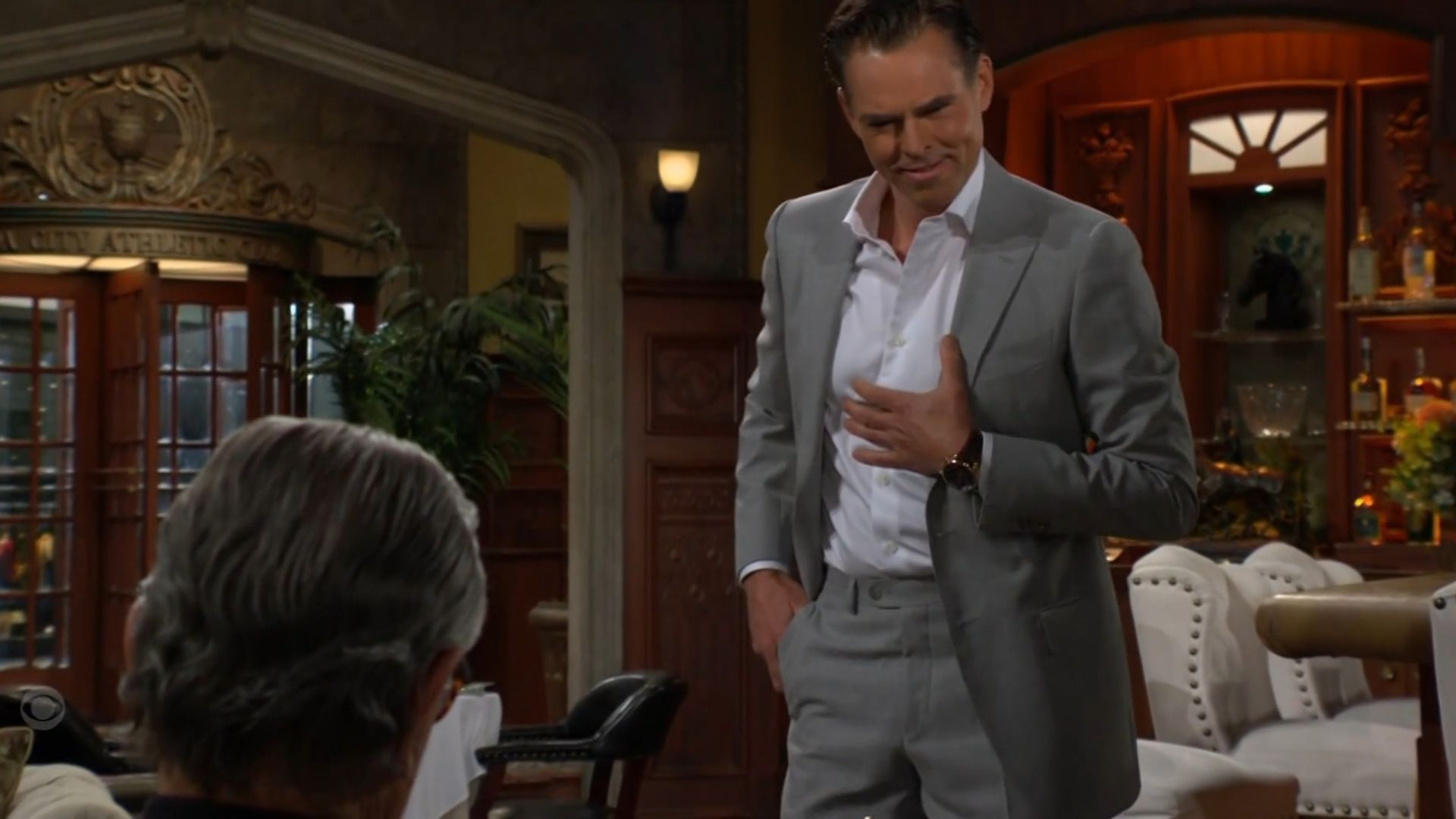 Billy is taking a stand against Victor Newman | Image: CBS