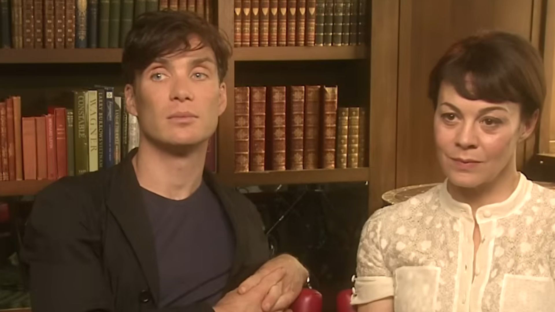 Cillian Murphy and Helen McCrory on HeyUGuys. (Via. Youtube)
