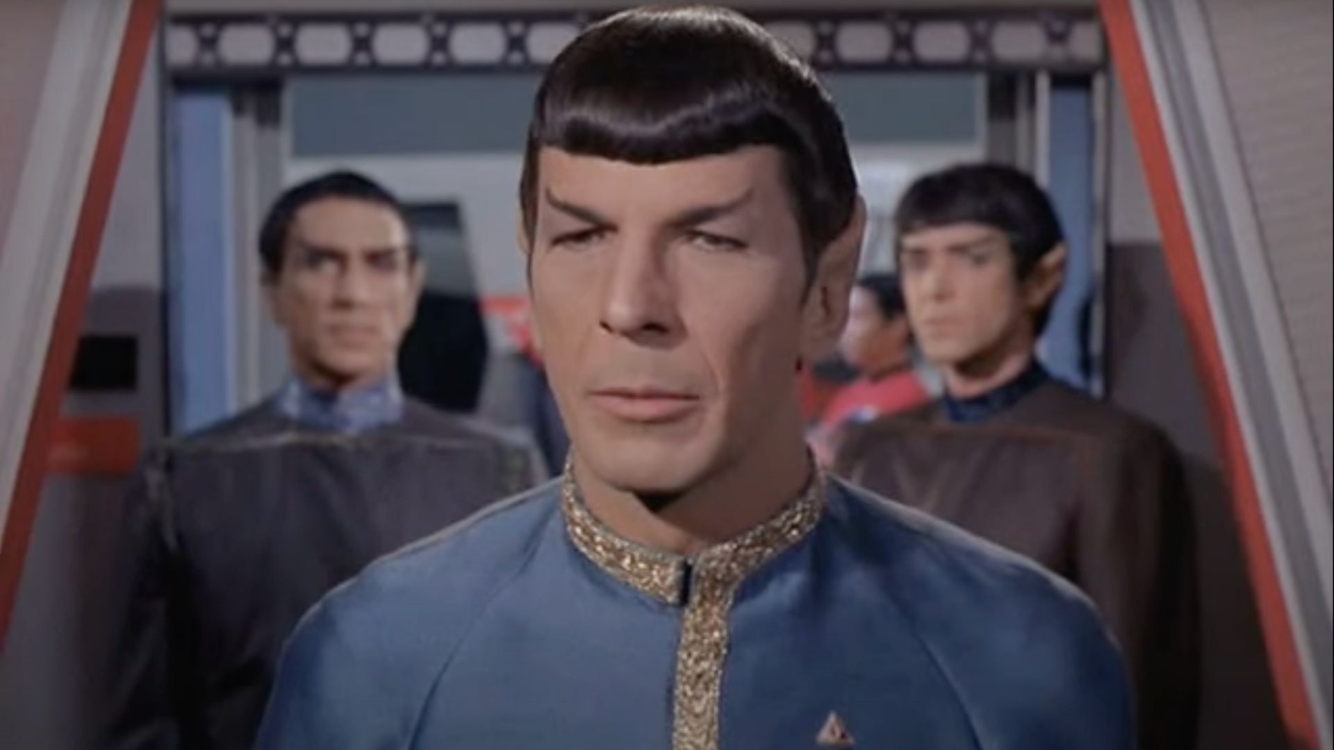 Mr. Spock portrayed by Leonard Nimoy in Star Trek (Image via YouTube/CBS)