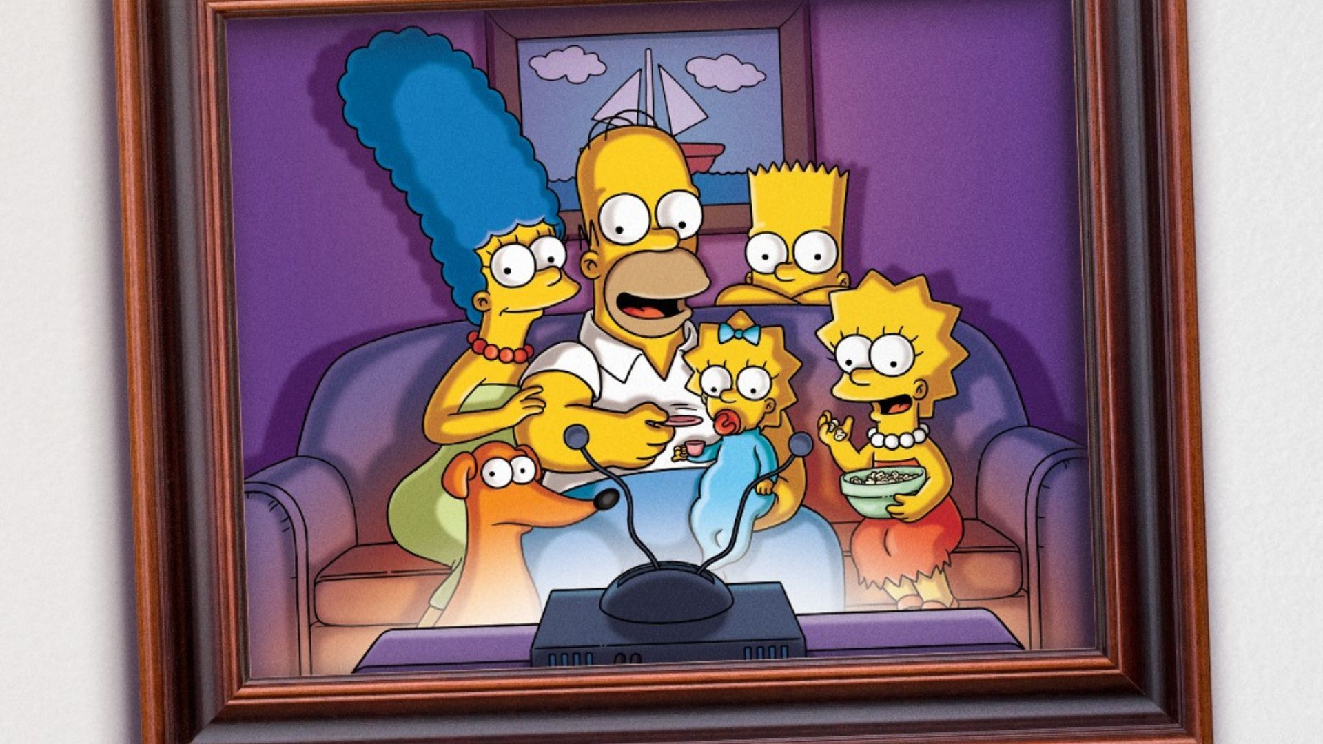 The Simpsons on FOX (image via Instagram/@thesimpsons)