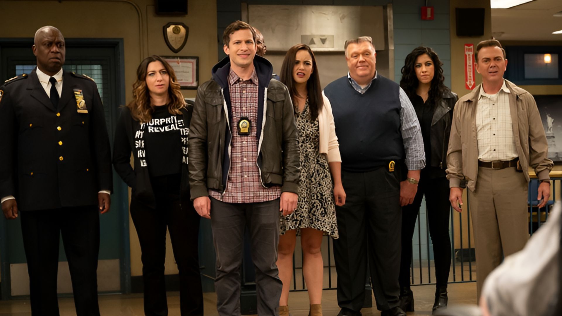 The cast of Brooklyn Nine Nine. (Via. @brooklyn99/Instagram)
