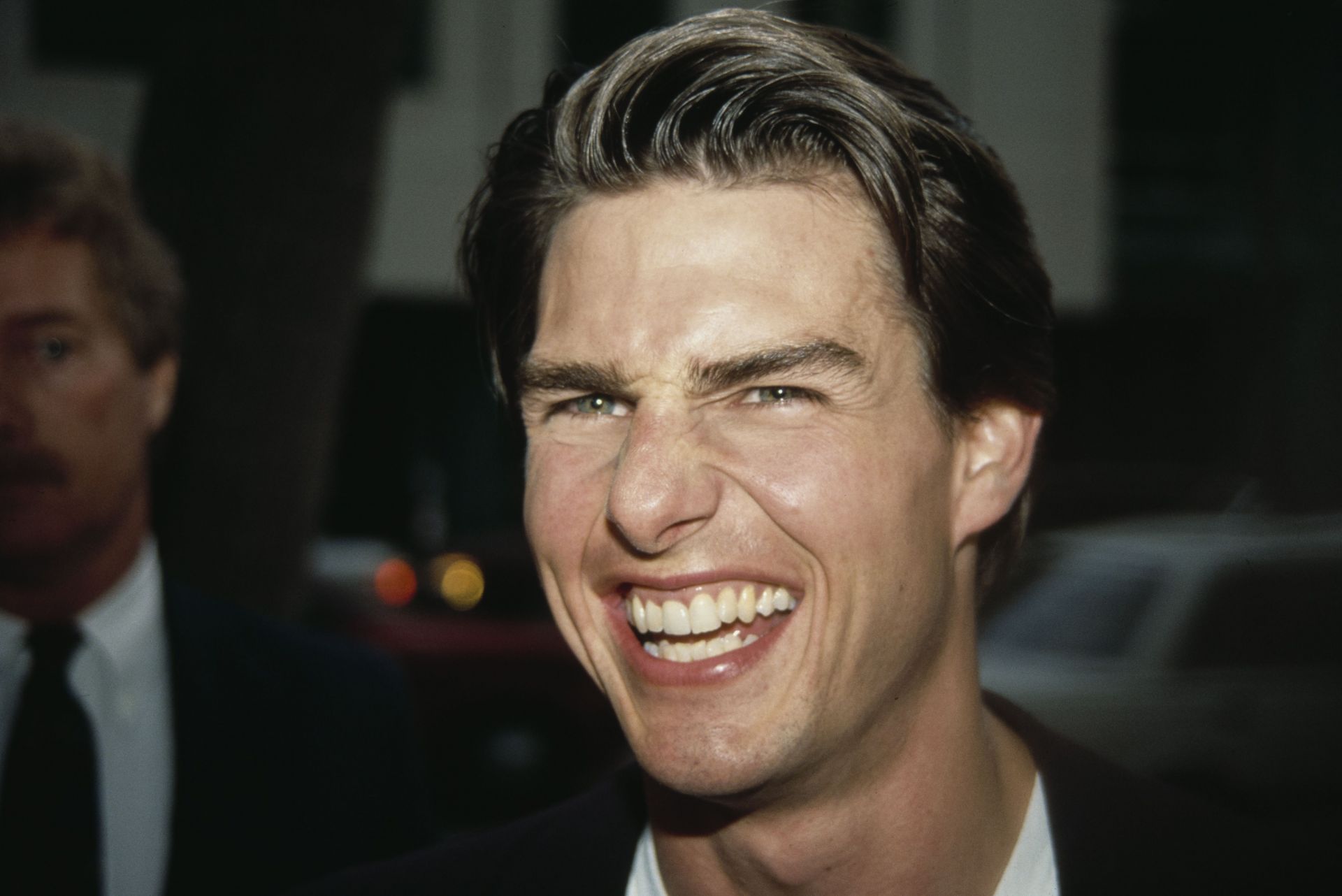 Tom Cruise Laughing - Source: Getty