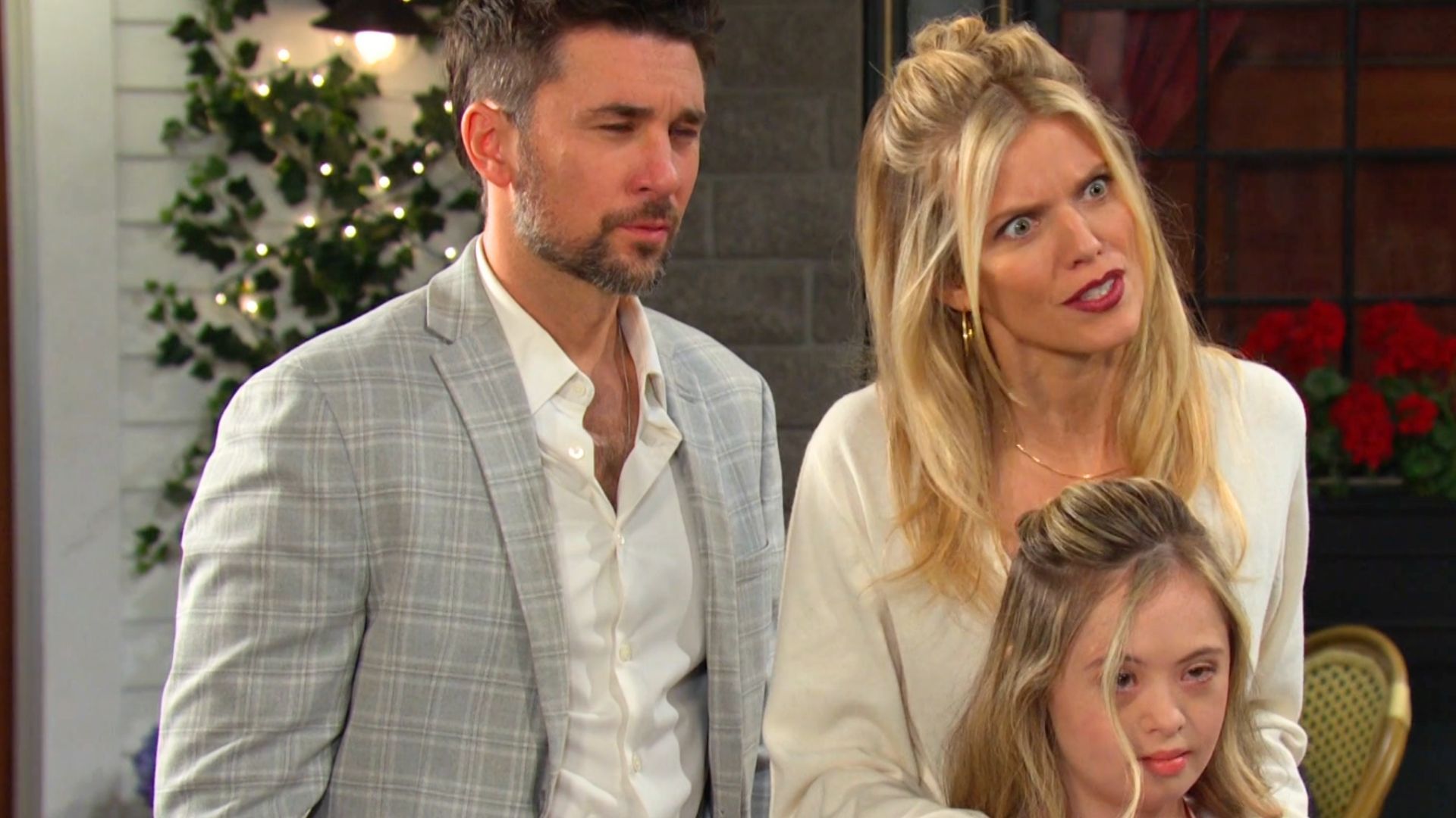 Cat and Chad are protective of Felicity on Days of our Lives | Image: Peacock