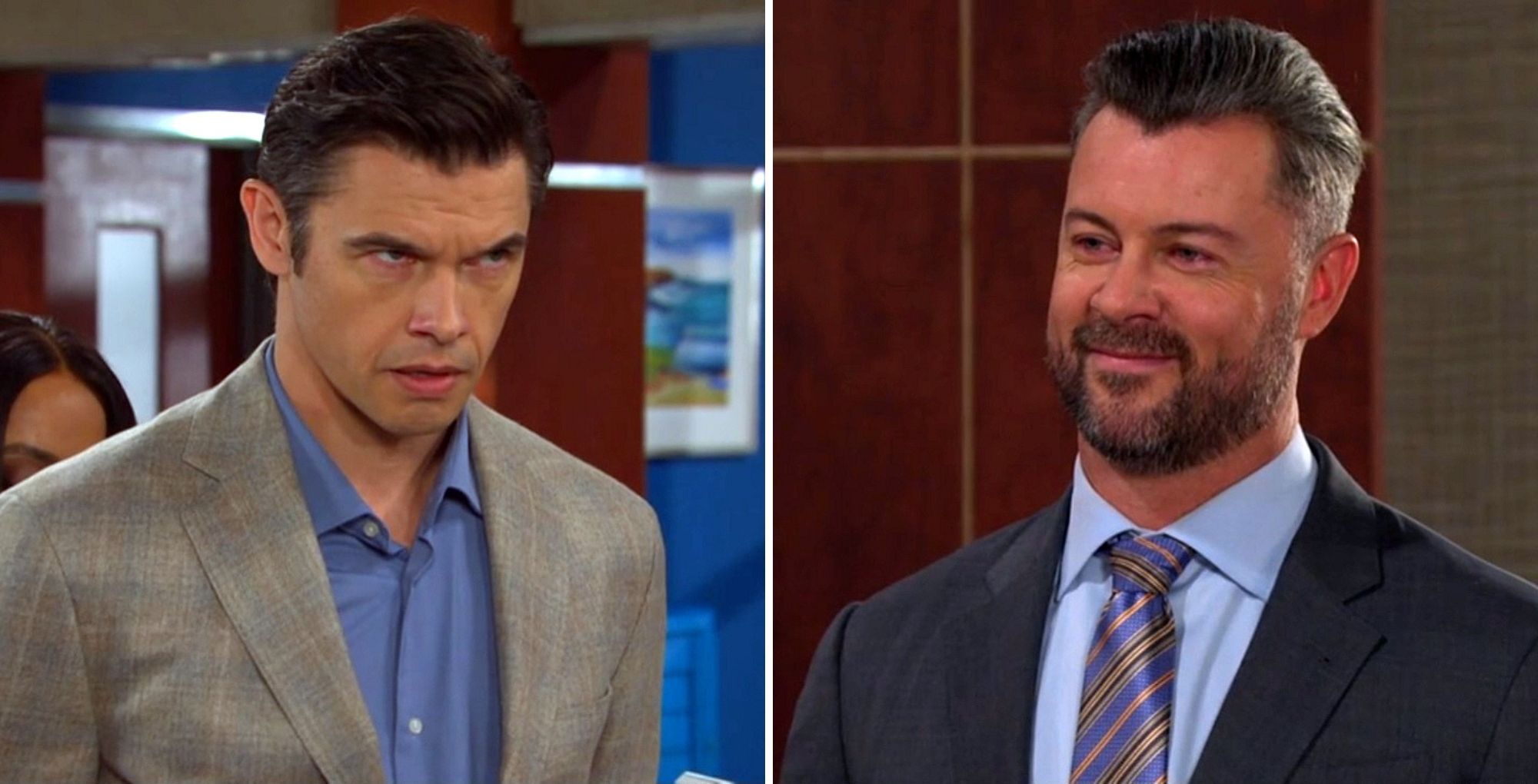 Days of Our Lives&#039; Xander and EJ. | Image Source: Peacock