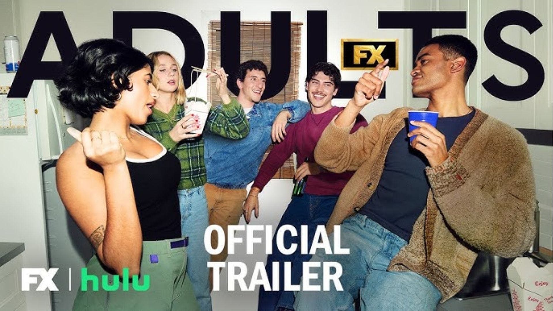 Adults upcoming comedy series on Hulu (Image via YouTube)