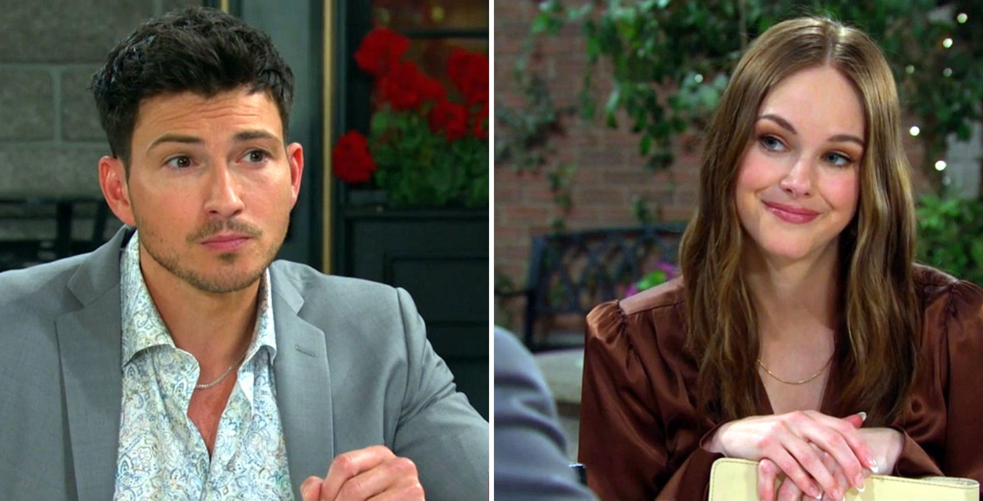 Days of Our Lives&#039; Alex and Stephanie. | Image Source: Peacock