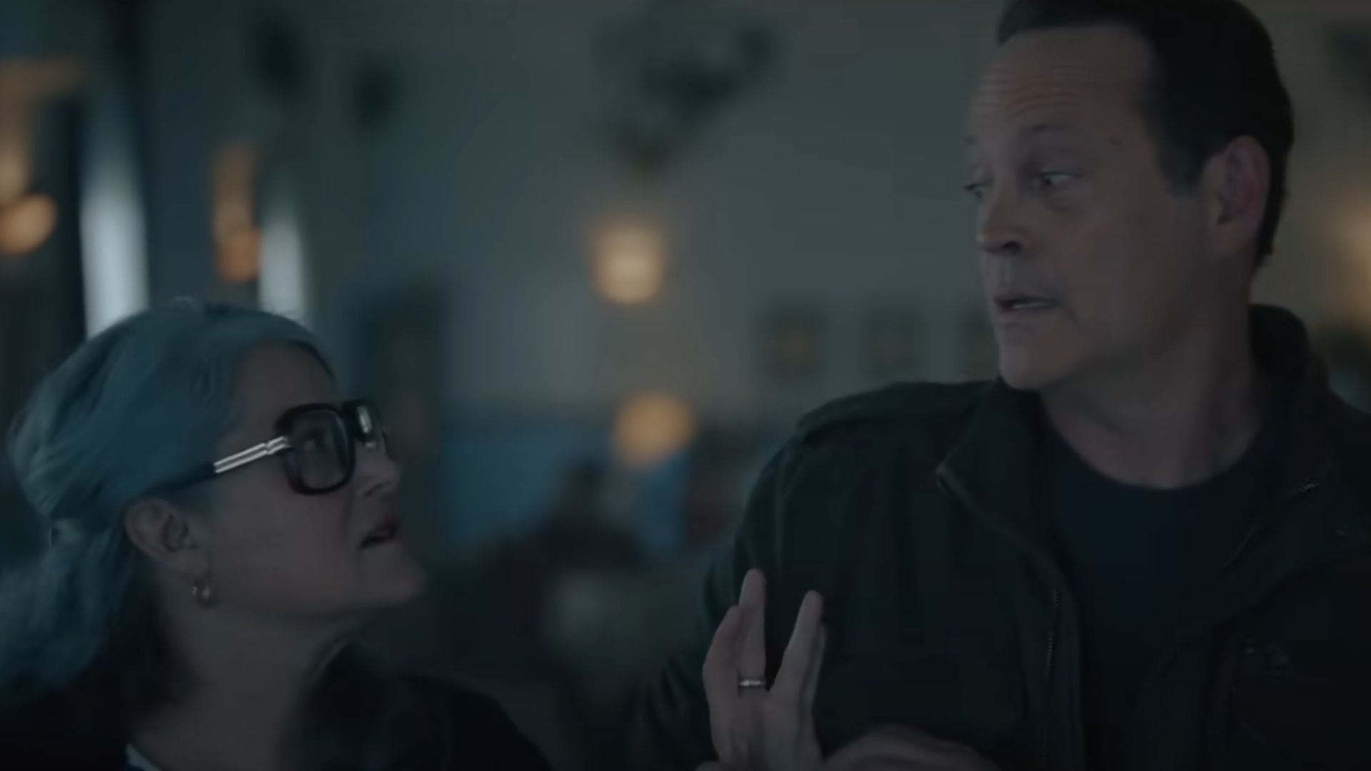Vince Vaughn has heated conversation with a nonna