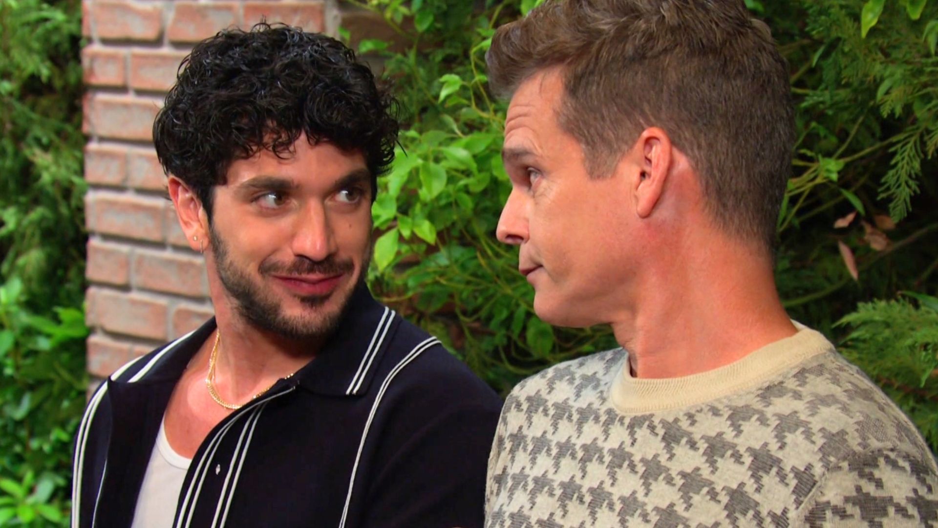 Leo wants to know if Javi ever posed for a firefighter calendar on Days of our Lives | Image: Peacock