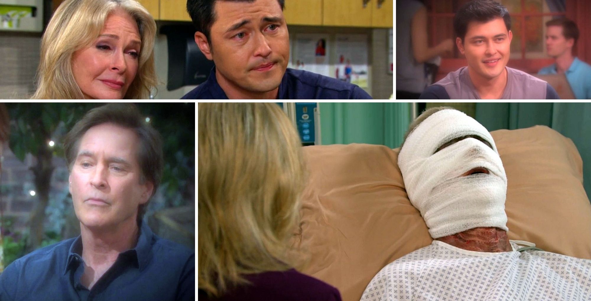 Days of Our Lives&#039; Marlena, Paul, and John. | Image Source: Peacock