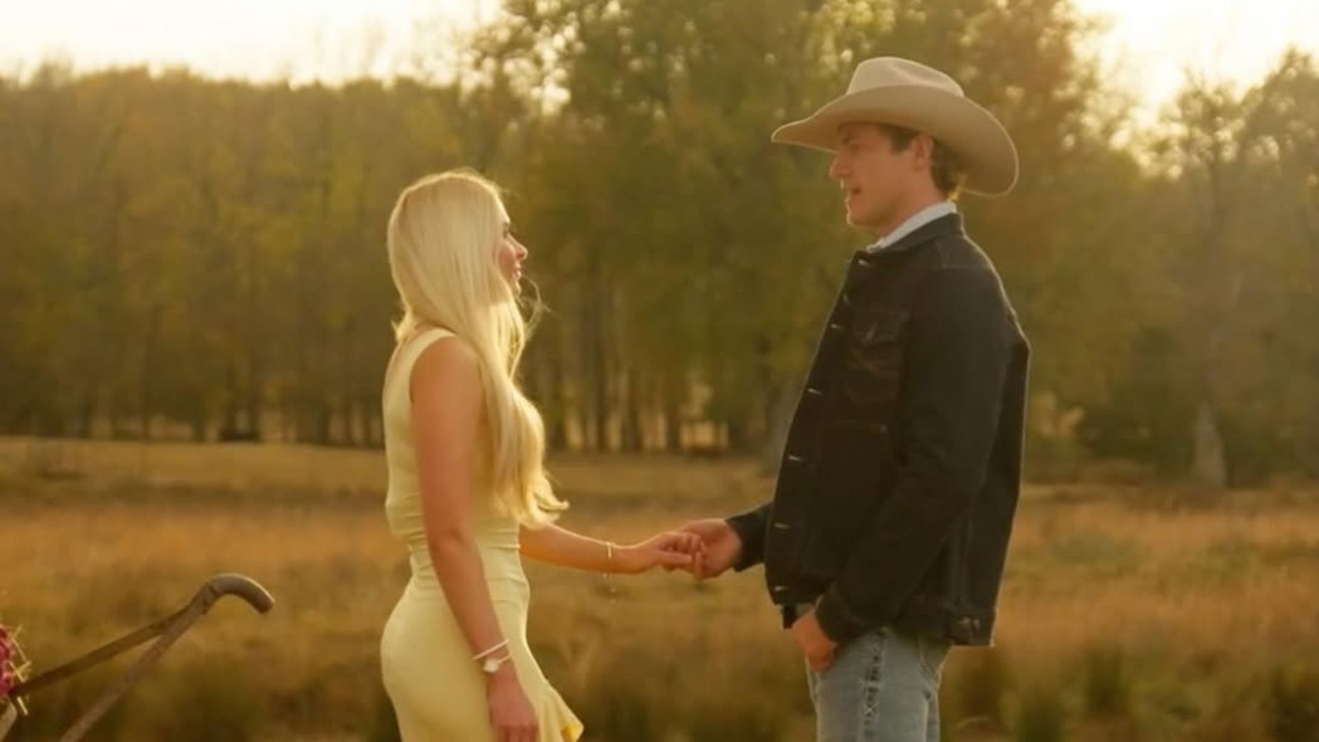 Colton and Zoe on Farmer Wants a Wife (Image via Instagram/ @zoe.green10)