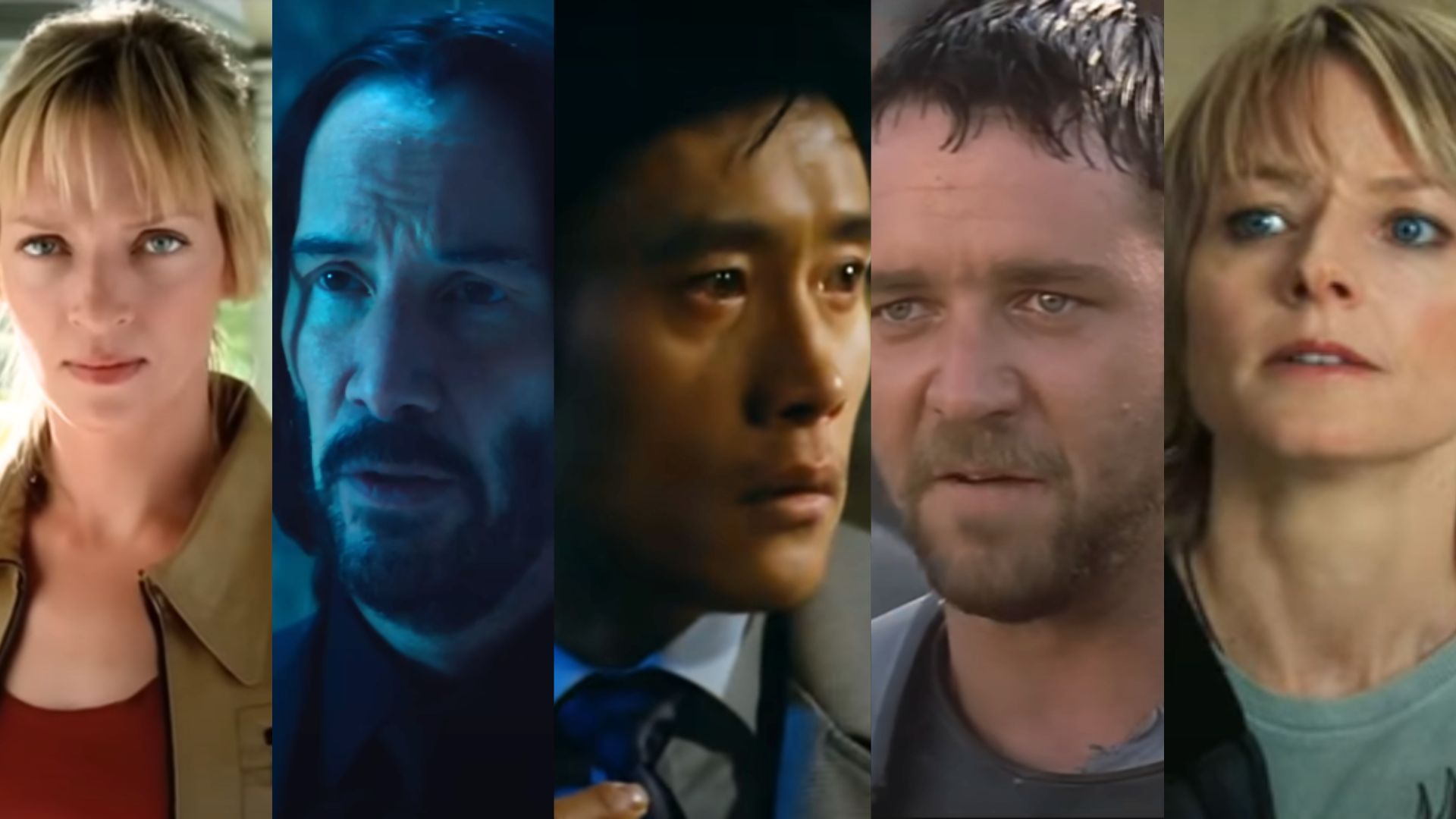 The Bride | John Wick |  Kim Soo-Hyun | Maximus Decimus Meridius | Erica Bain