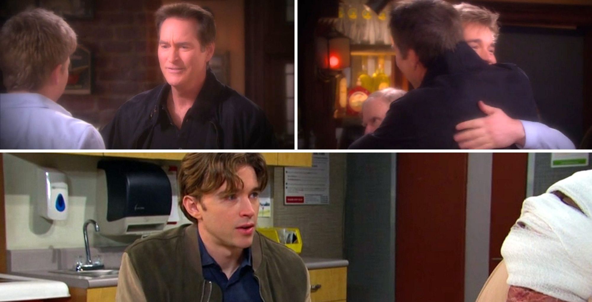 Days of Our Lives&#039; Will and John. | Image Source: Peacock