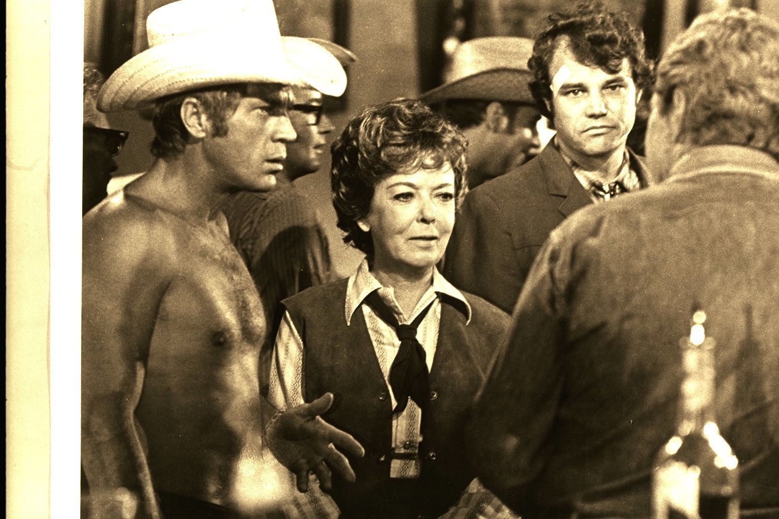 On the set of Junior Bonner - Source: Getty