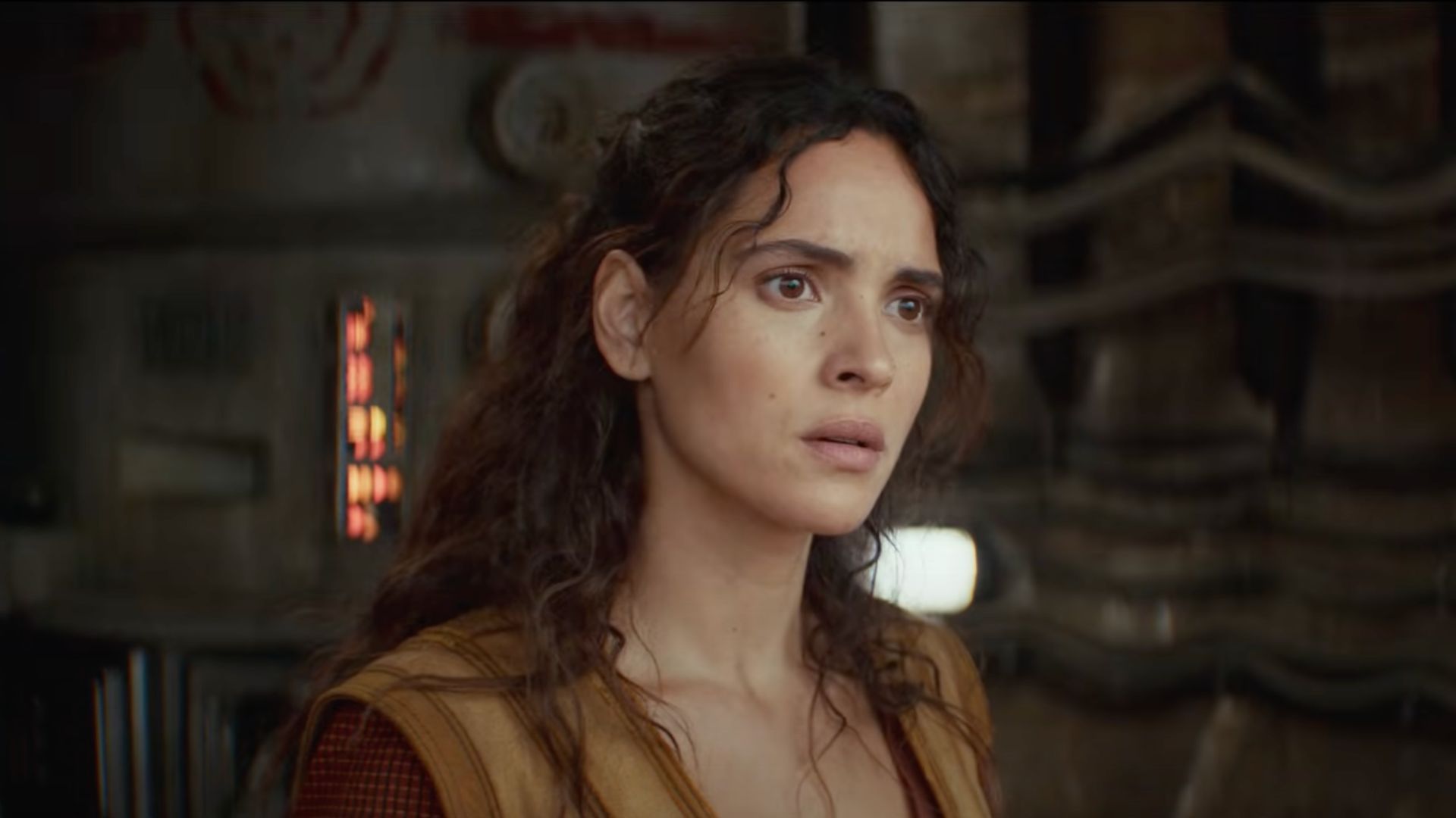 Bix Caleen played by Adria Arjona in Andor (Image via YouTube/Star Wars)