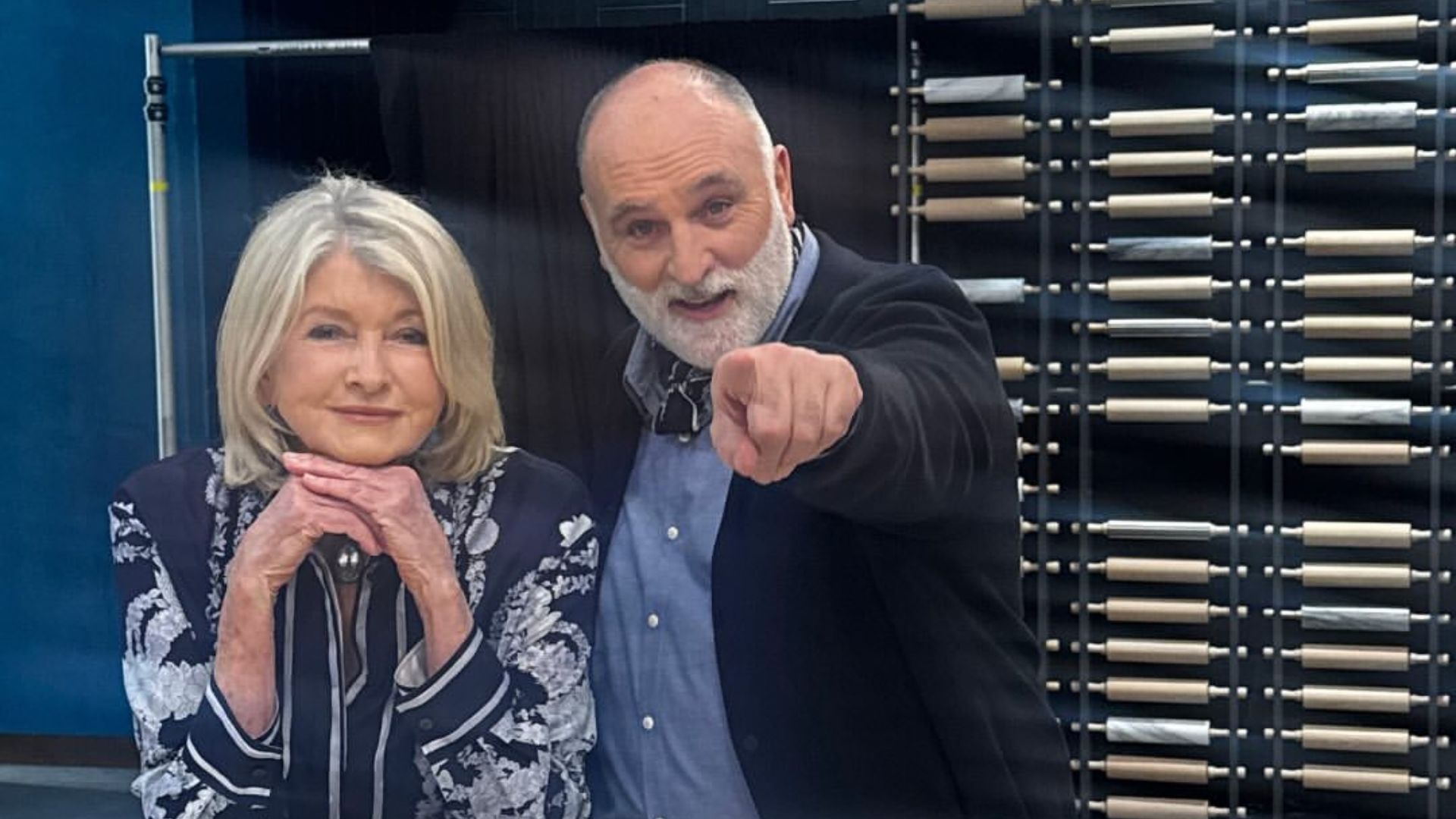 Martha Stewart and Jos&eacute; Andr&eacute;s from Yes, Chef! | Image via Instagram/ @susanmagrino7