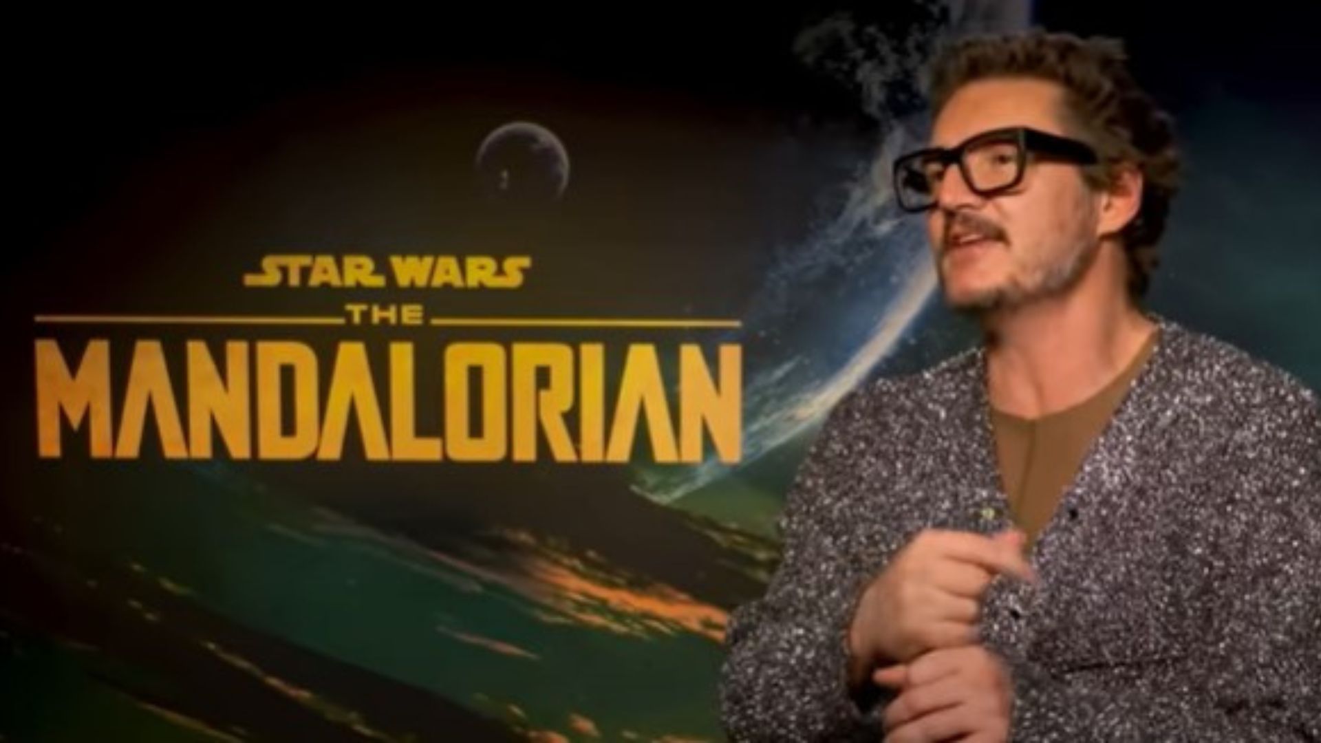 Din Djarin star Pedro Pascal talking about his role as The Mandalorian | Image source: BBC Radio 1 on YouTube